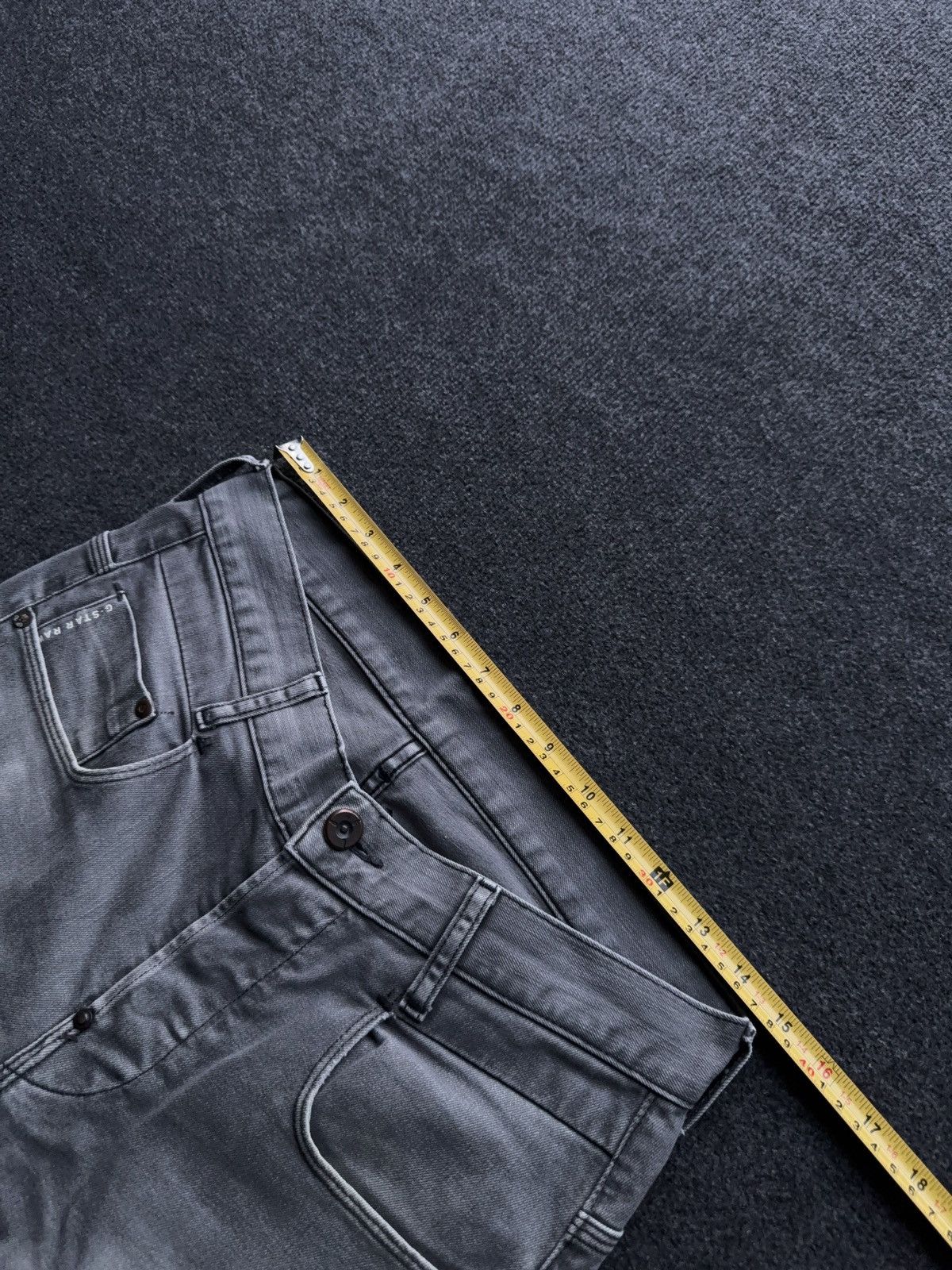 G-Star 00s Y2K G-Star RAW New Radar Slim Faded Distressed Y2K Jeans Size US 29 - 19 Thumbnail
