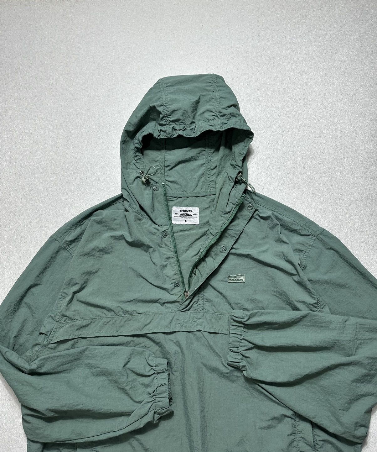 Travel Traveler Button Anorak Hunter in Green, Men's — image 5 of 6