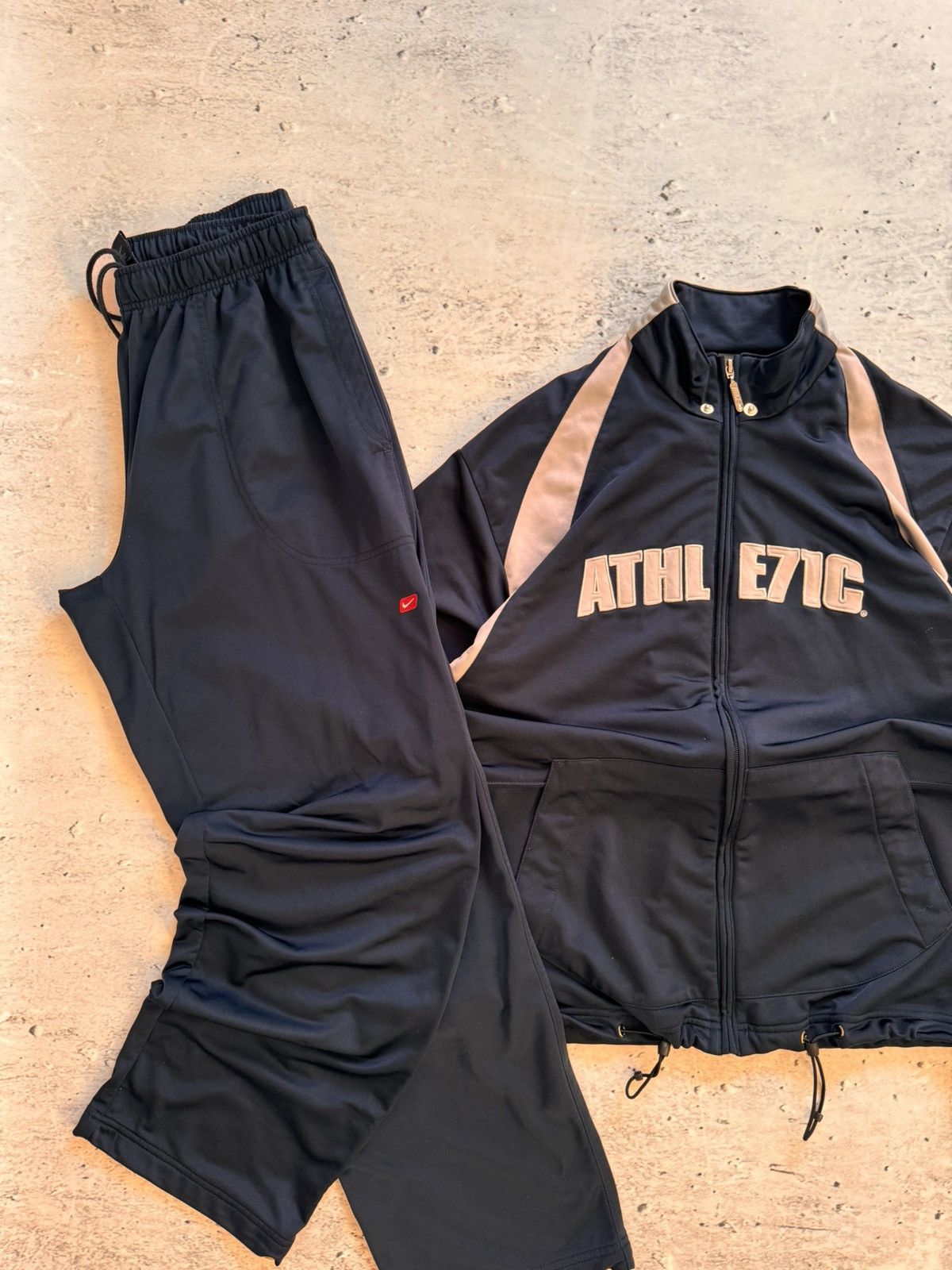 Nike × Vintage NIKE VINTAGE OVERSIZE DRIL TRACK SUIT Y2k Size US L / EU 52-54 / 3 - 2 Thumbnail