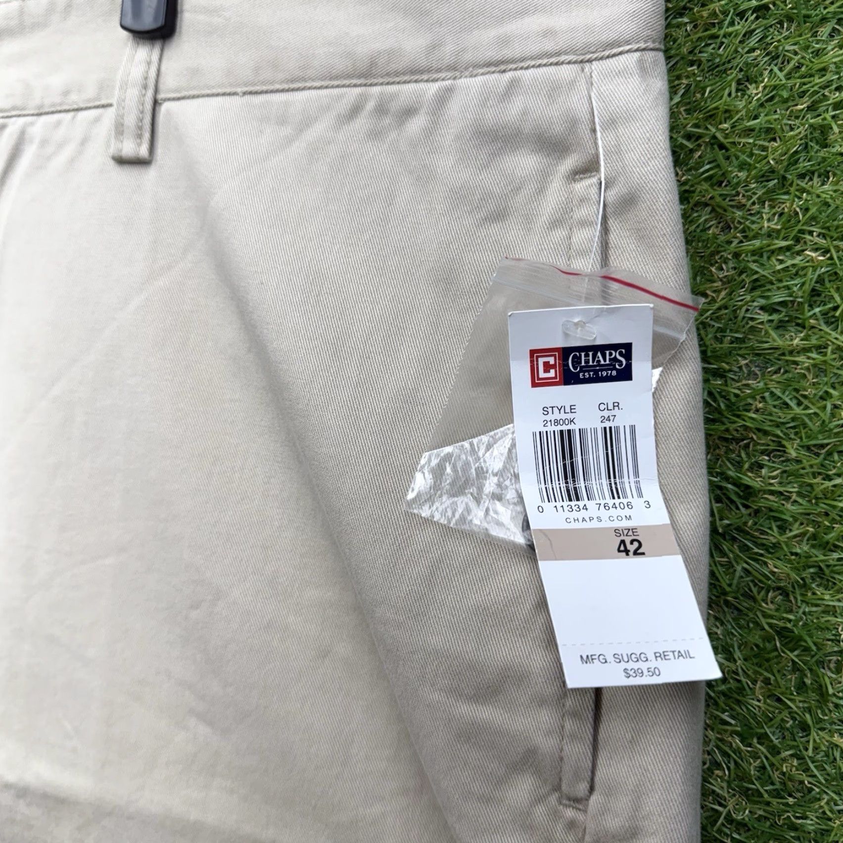 Chaps VINTAGE Chaps Cargo Shorts Men 42 Beige Cotton Stretch Casual Preppy Summer Spring Tan Size US 42 / EU 58 - 3 Thumbnail