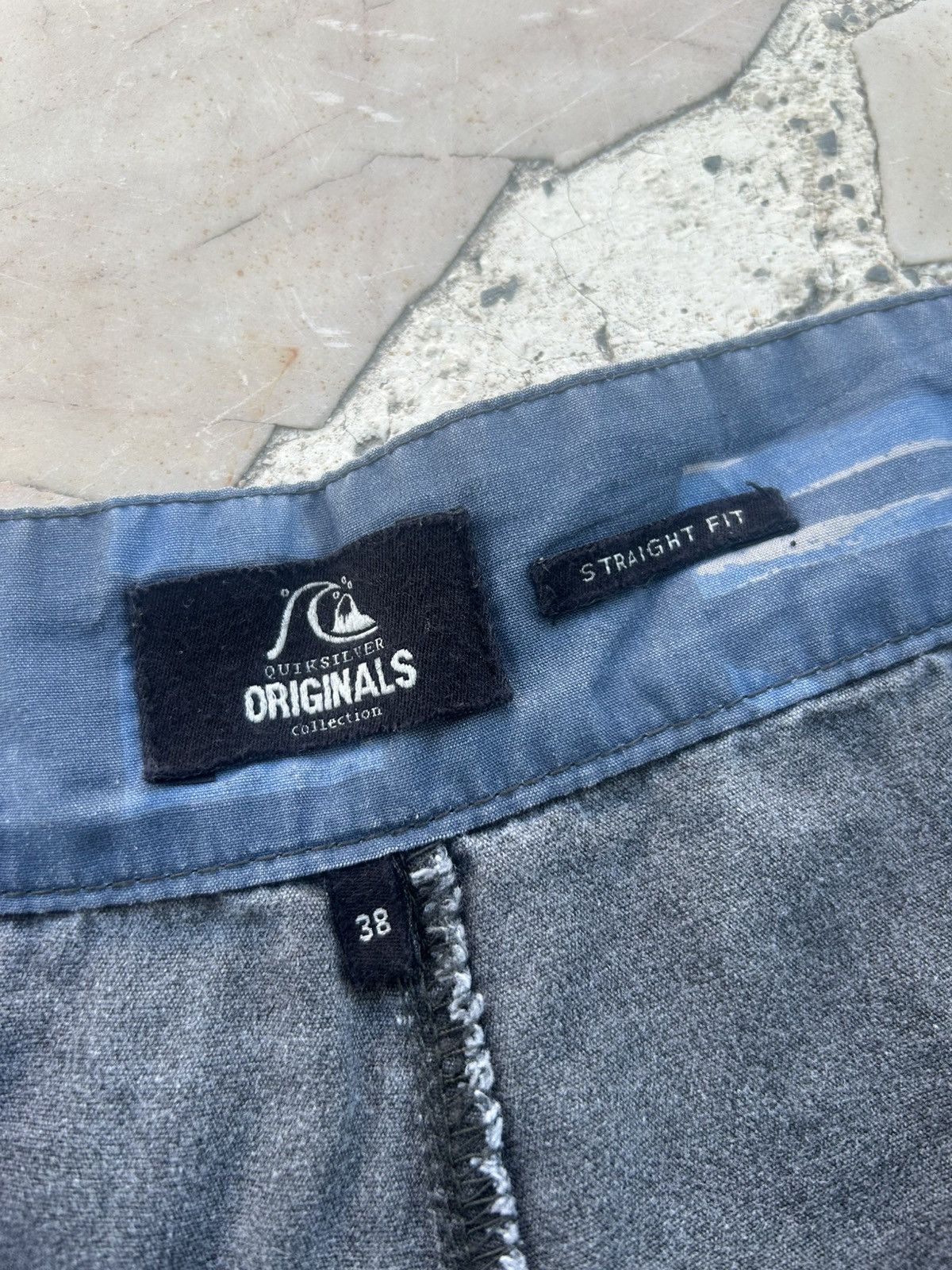 Quiksilver Quiksilver Blue Black Shorts Size US 39 - 7 Thumbnail