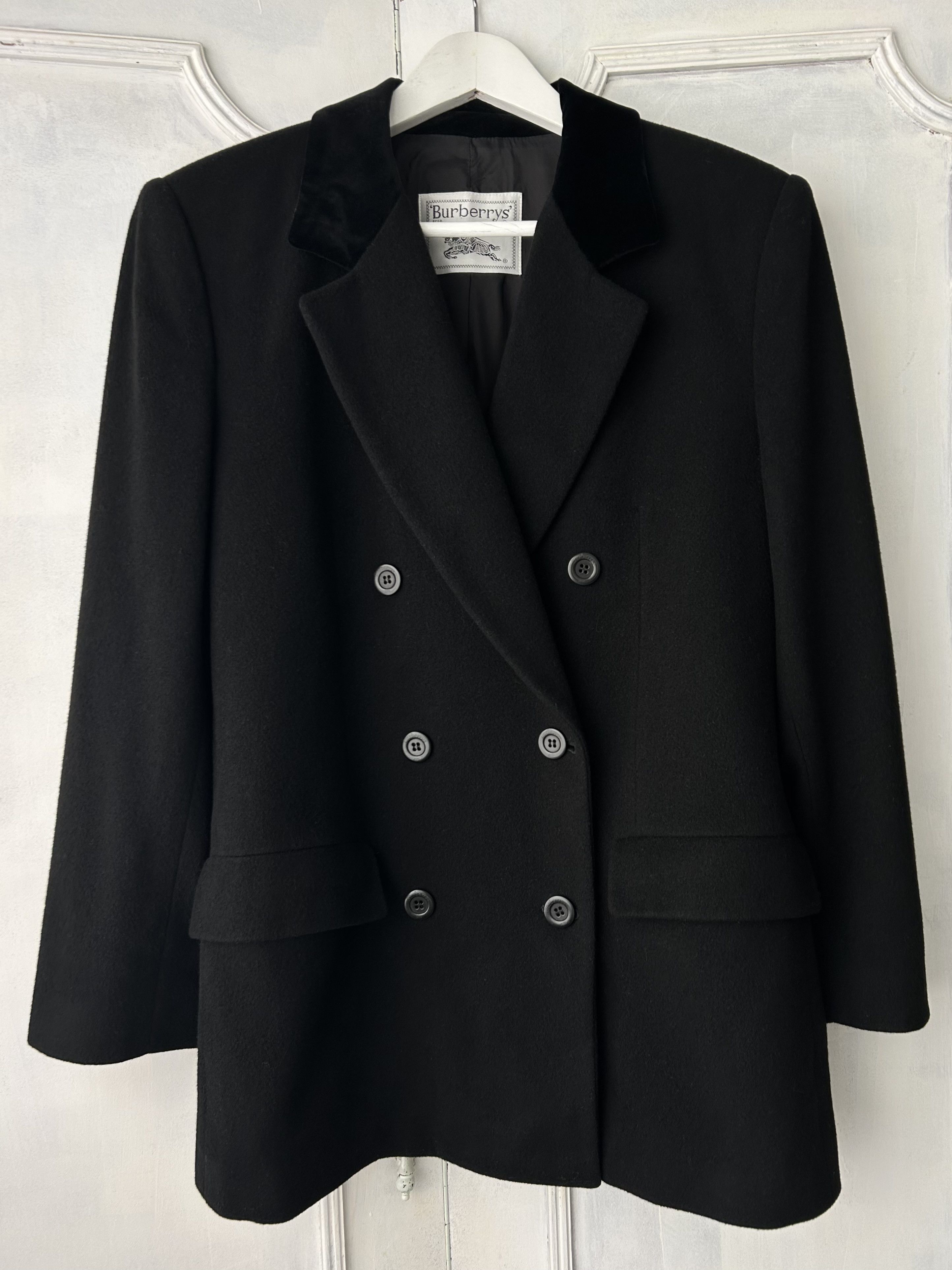 Burberry Burberrys’ Wool & Cashmere Longline Double-Breasted Blazer Size M / US 6-8 / IT 42-44 - 1 Thumbnail