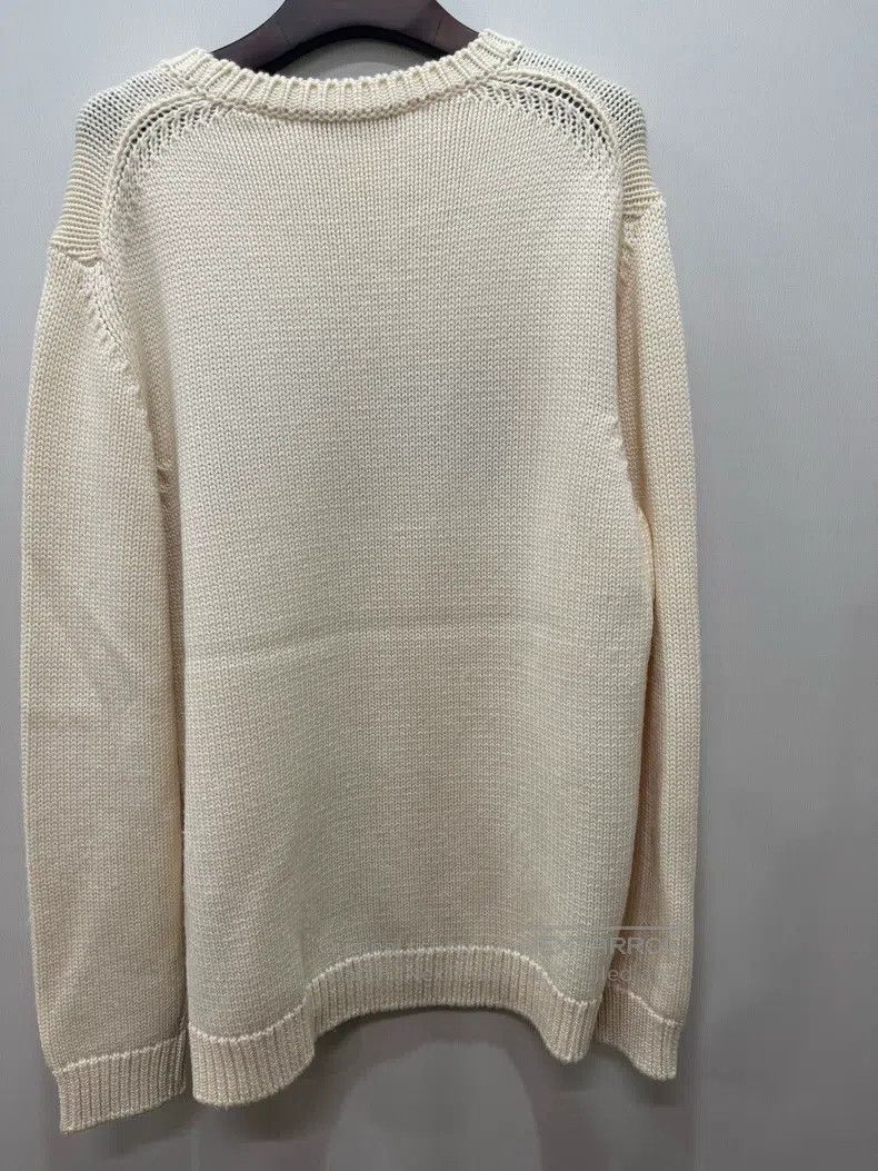 Fendi Fendi Beige Woolen Sweater Size US L / EU 52-54 / 3 - 3 Thumbnail