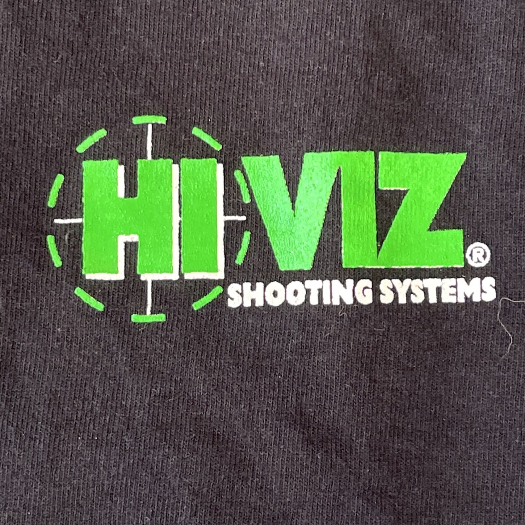 Gildan VINTAGE Gildan Ultra Cotton Black XL T-Shirt Long Sleeve HI VIZ Shooting Systems Shirt Adults XL Black 90s USA Music Hip Hop Hipster Logo Size US XL / EU 56 / 4 - 4 Thumbnail