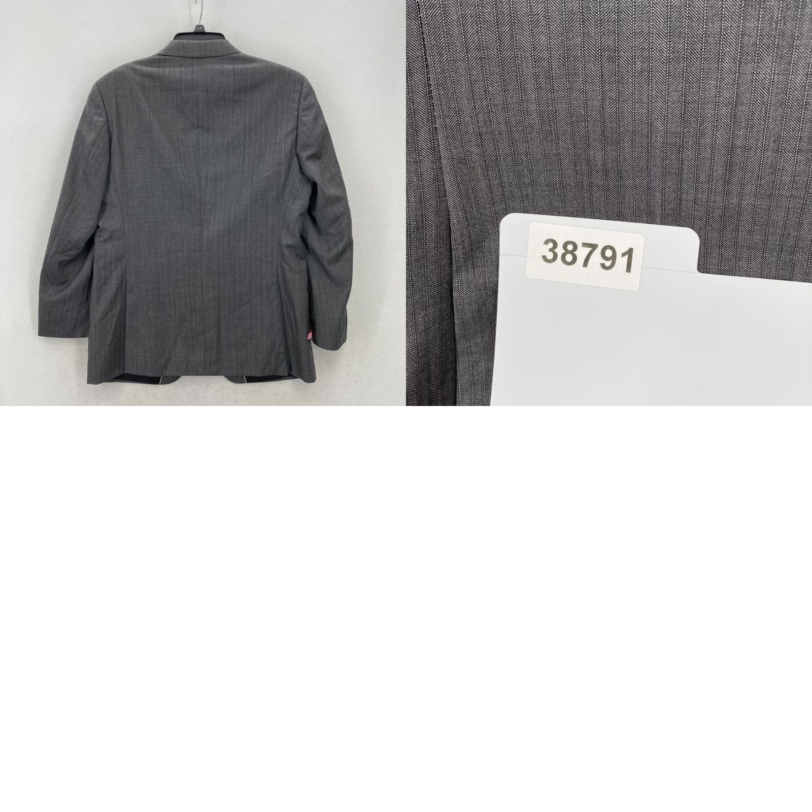 Hugo Boss Hugo Boss Lanificio Tesse Bella Italy Gray Herringbone Blazer 40S 100s Formal Regular Men Blazer Wool Jacket Gray 40 Mens Size 40R - 10 Thumbnail