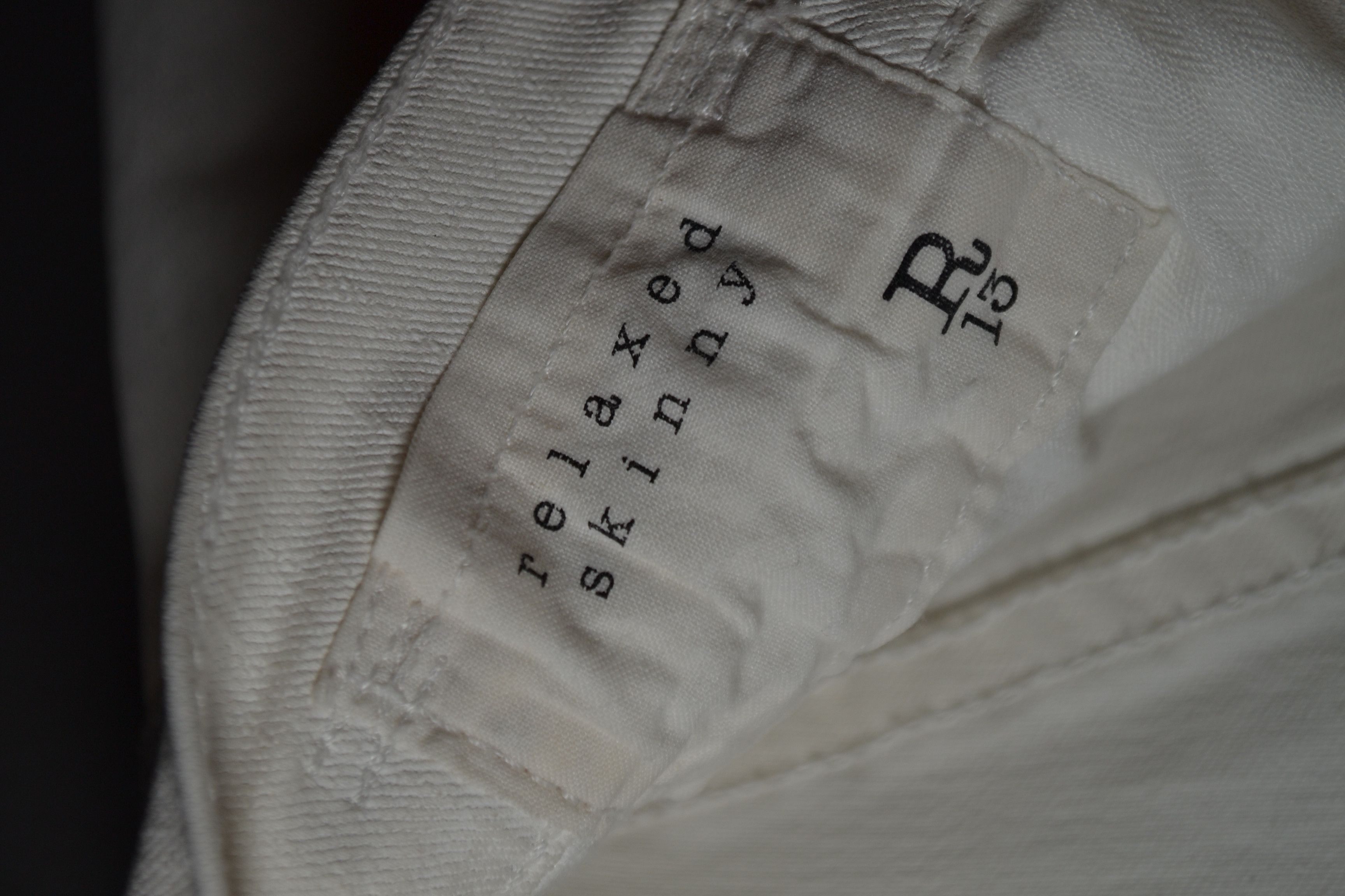 R13 R13 Relaxed Skinny Distressed White Jeans 26 Size 26" / US 2 / IT 38 - 13 Thumbnail