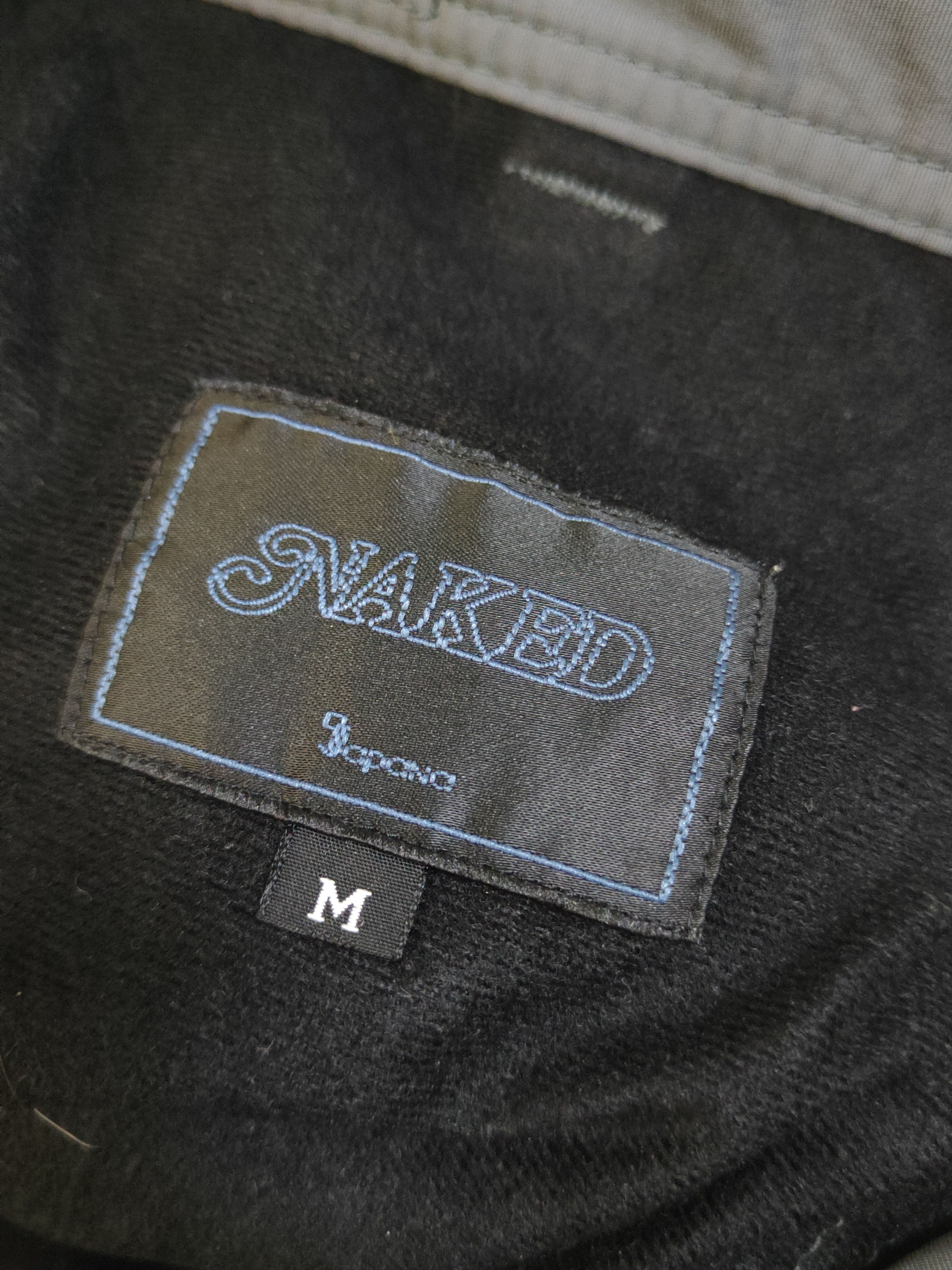 Japanese Brand DL Naked Dark Gray Multipocket Tactical Cargo Pants #1526 Size US 32 / EU 48 - 15 Thumbnail
