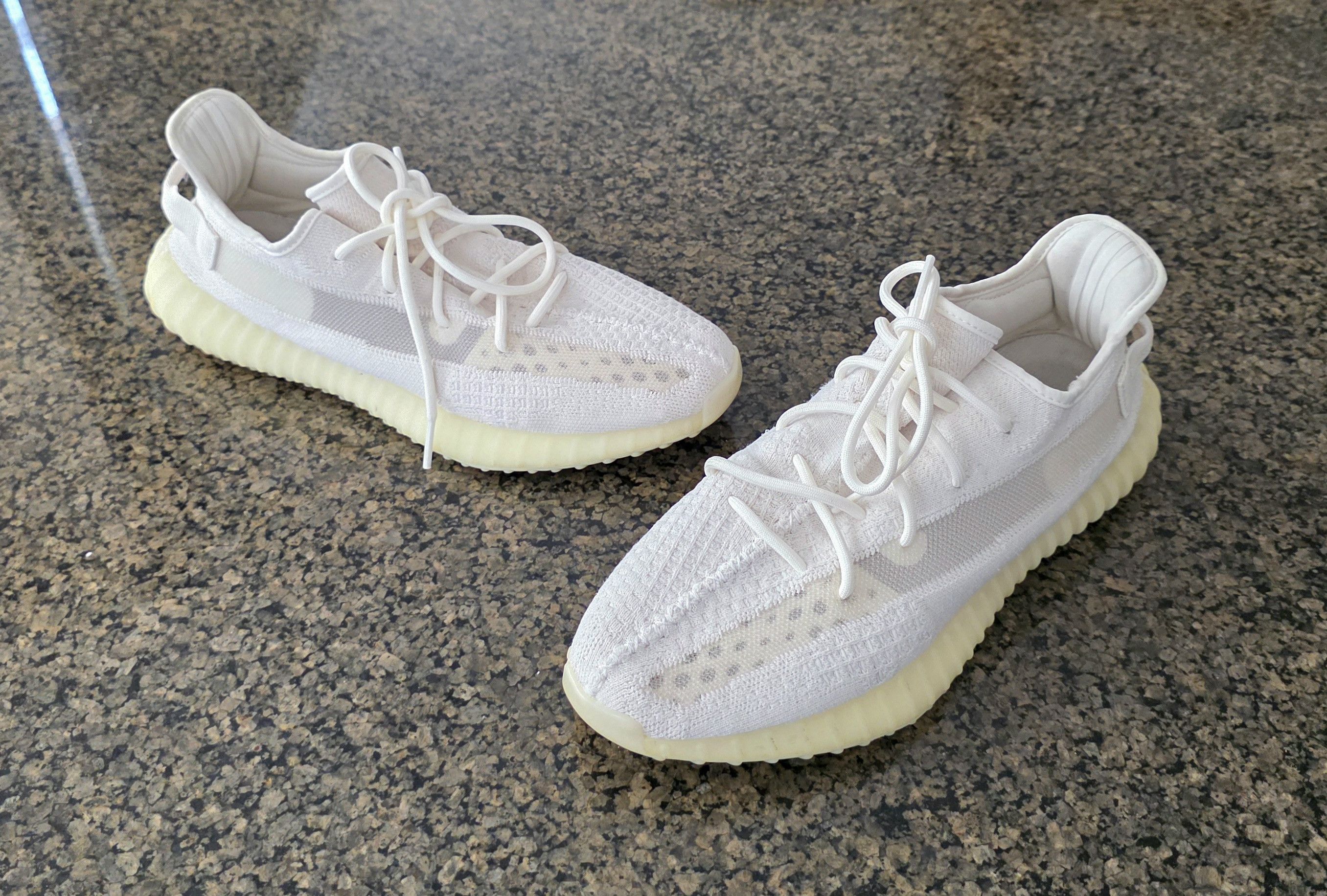 Adidas Adidas Yeezy 350 V2 Bone HQ6316 Size 13.5 Cream Size US 13 / EU 46 - 1 Thumbnail