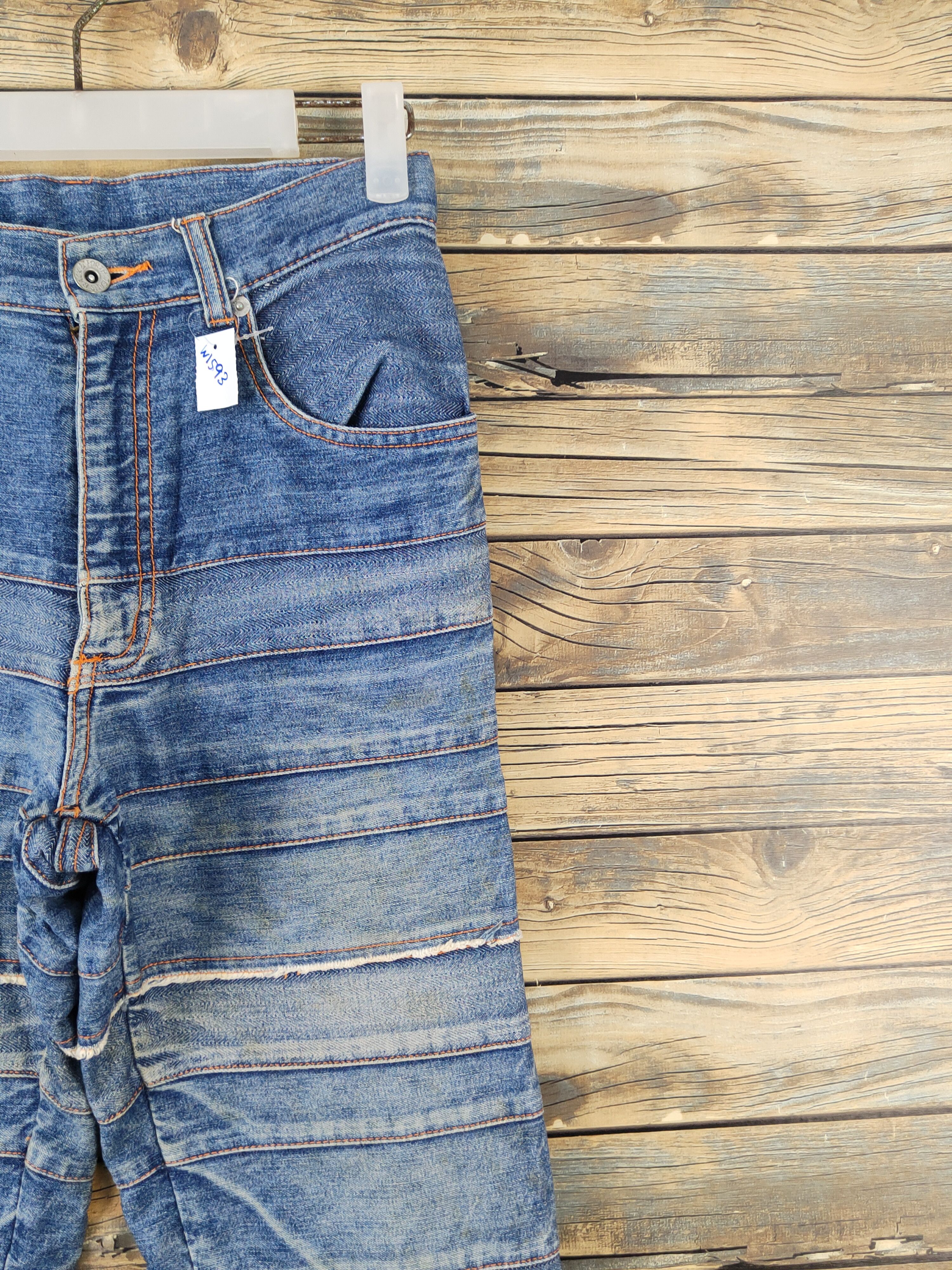 Japanese Brand DL Hagi Stye Like Hysteric Back & Forth denim Pants #W1593 Size US 27 - 6 Thumbnail