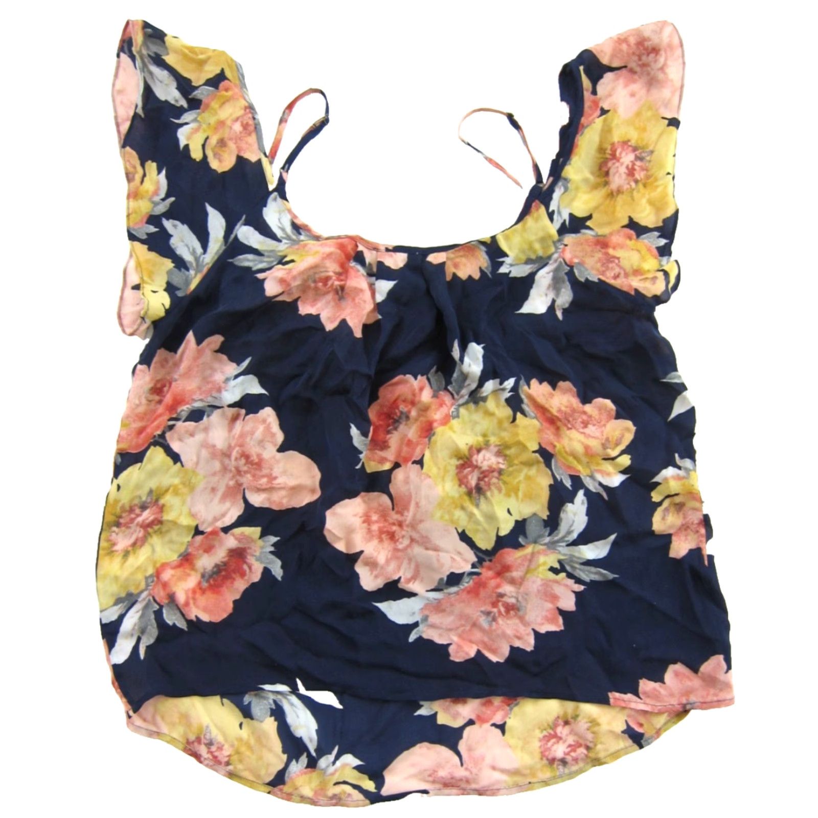 Joie JOIE Blouse Off The Shoulder Top Silk Floral Rose Blue S Womens Small Size S / US 4 / IT 40 - 2 Thumbnail
