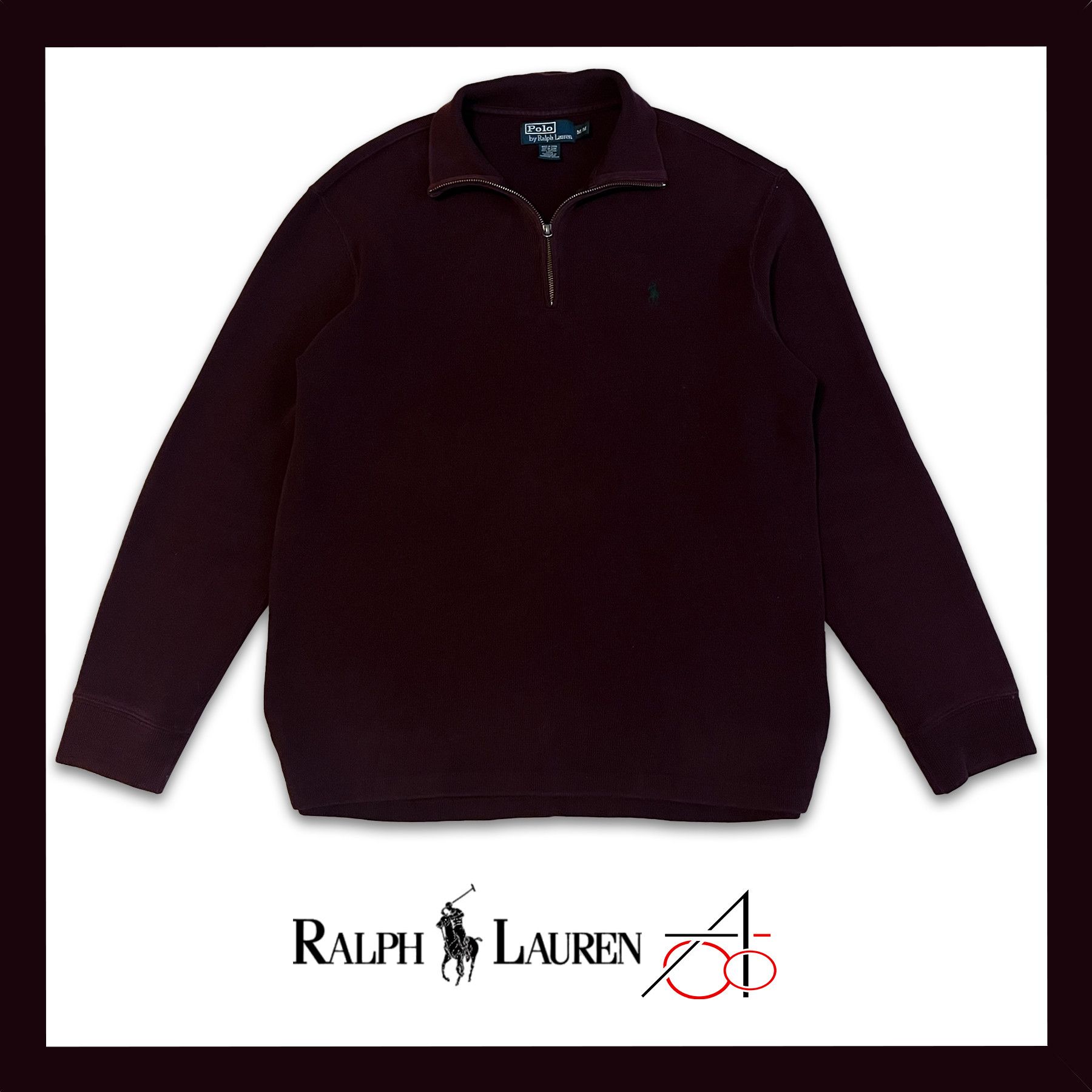 Polo Ralph Lauren Polo Ralph Lauren Vintage 1/4 Zip Sweater Size US M / EU 48-50 / 2 - 1 Thumbnail