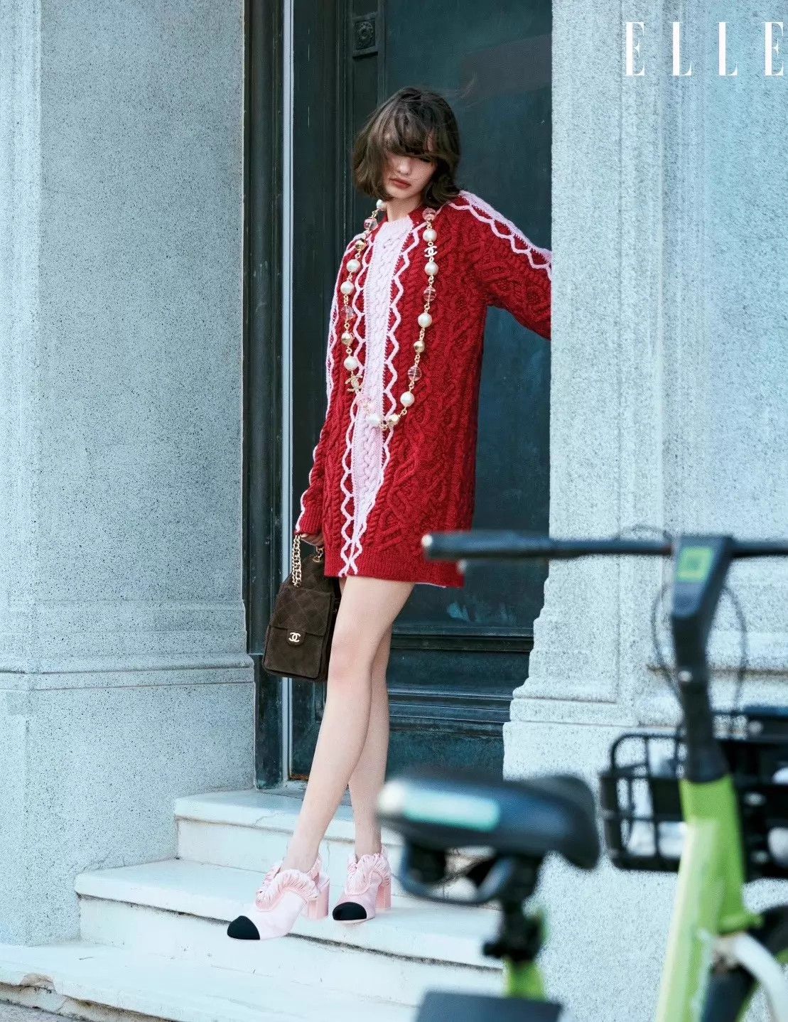 Chanel Chanel 25K Red & Pink Knit Sweater Dress Size 34 Size XS / US 0-2 / IT 36-38 - 6 Thumbnail