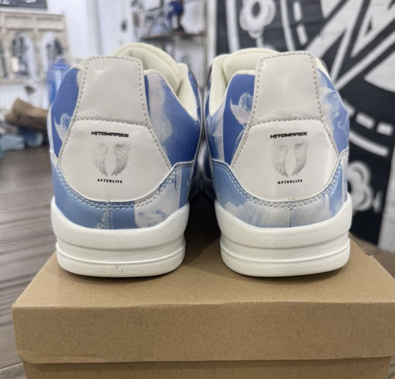 Kitowares 🙏🏻 KITOWARES Custom RARE! Jordan 4 Afterlife Size 12 🙏🏻 Size US 12 / EU 45 - 6 Thumbnail