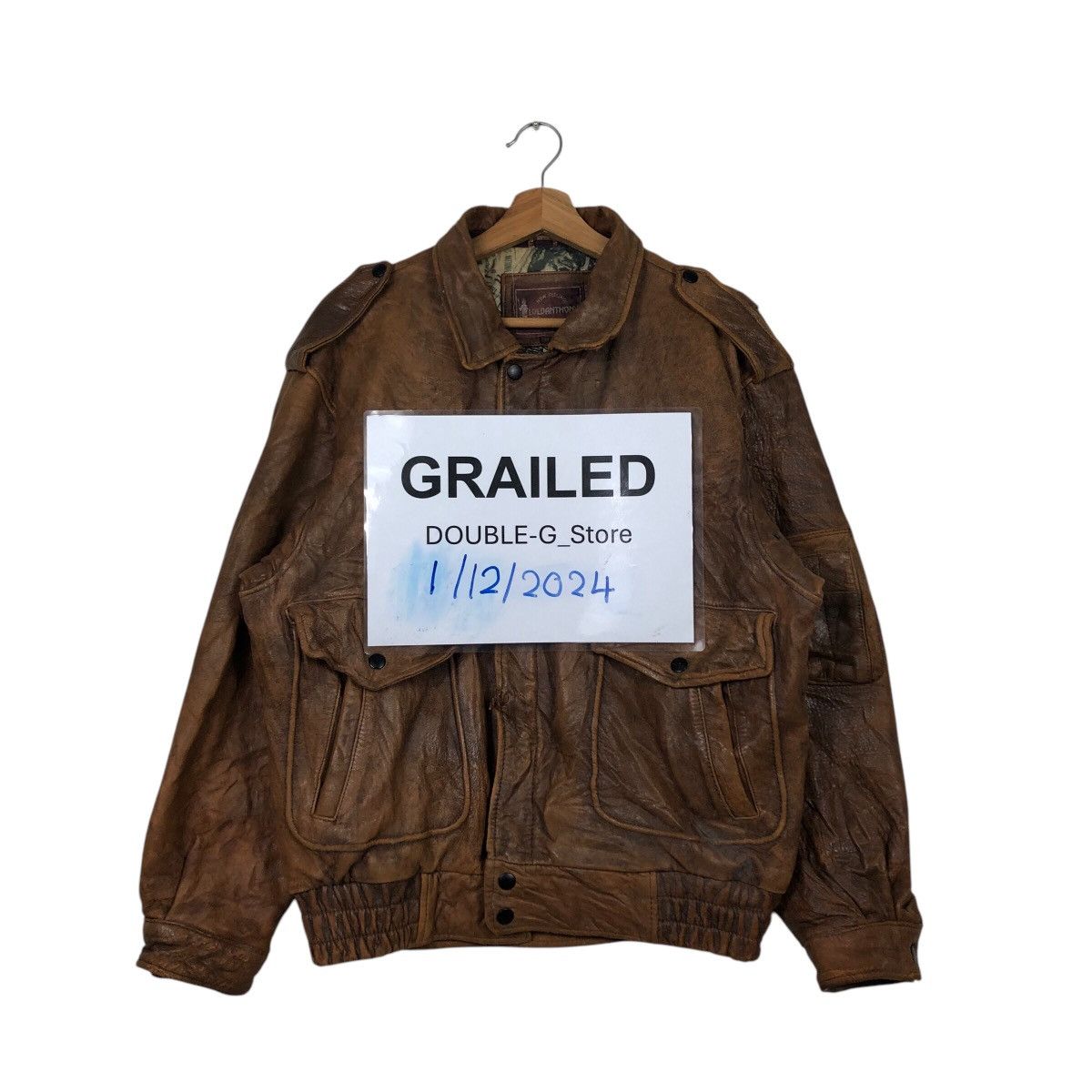 Japanese Brand 📌Vintage Genuine Leather Jacket Loldanthony Issey Miyake Size US M / EU 48-50 / 2 - 1 Thumbnail
