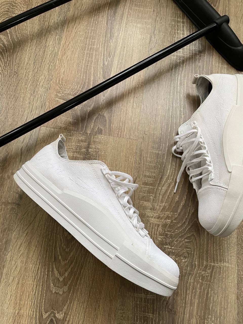 Avant Garde Y 3 Yohji Yamamoto Adidas Y 3 Yuben Low White Sneakers size 44.5 us 10.5 Grailed