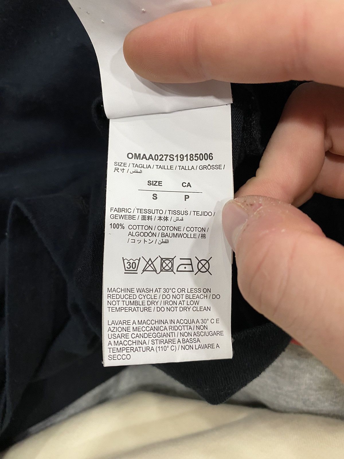 Off-White Off-White Diagonal Split Logo T-Shirt Size US S / EU 44-46 / 1 - 5 Thumbnail