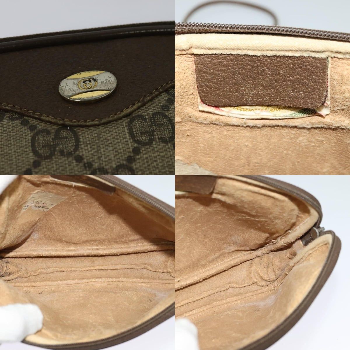 Gucci GUCCI GG Supreme Shoulder Bag Pvc Beige 97 02 068 Size ONE SIZE - 11 Thumbnail