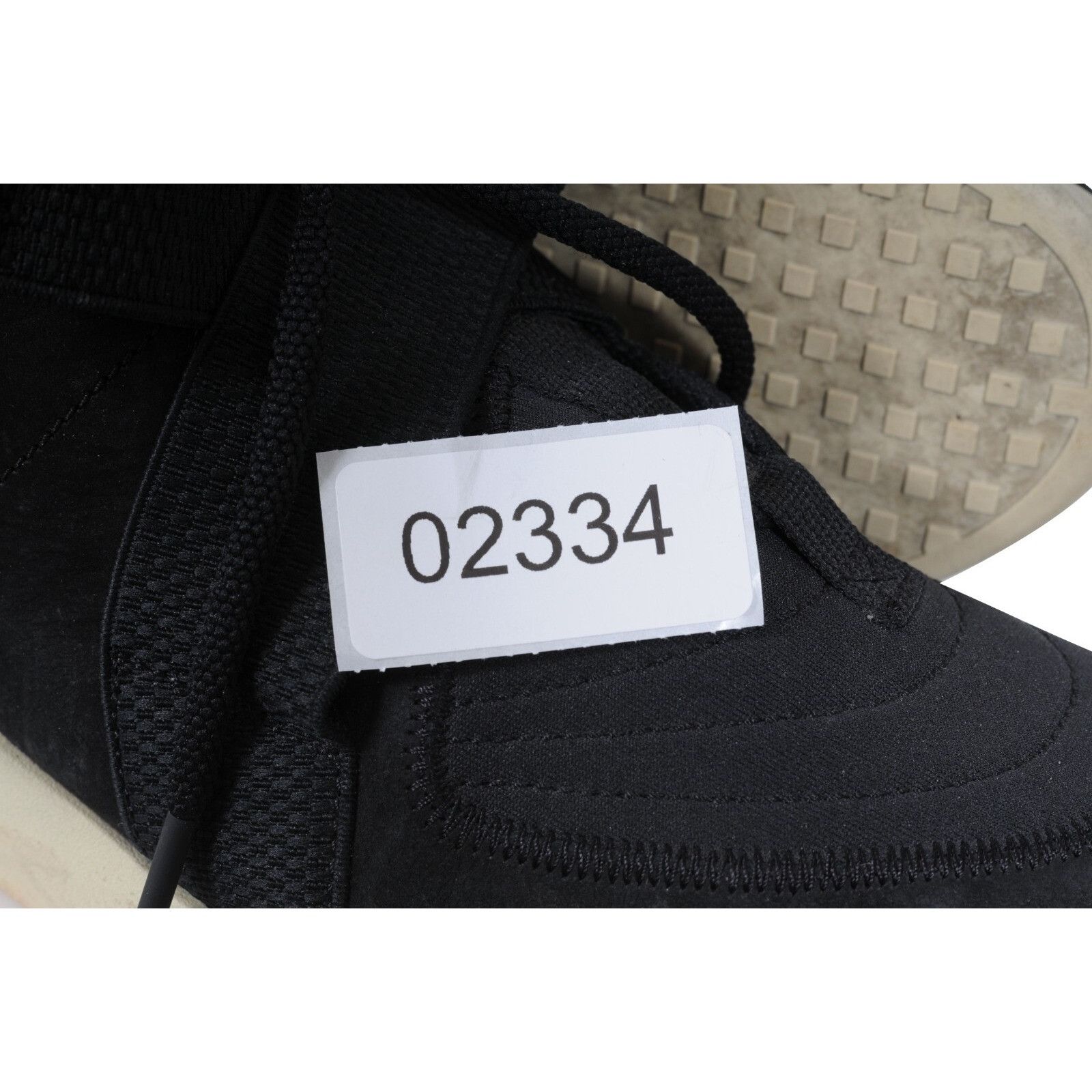 Fear of God × Nike Air Fear of God Raid Mid Tops Black White -02334 Size US 11 / EU 44 - 12 Thumbnail