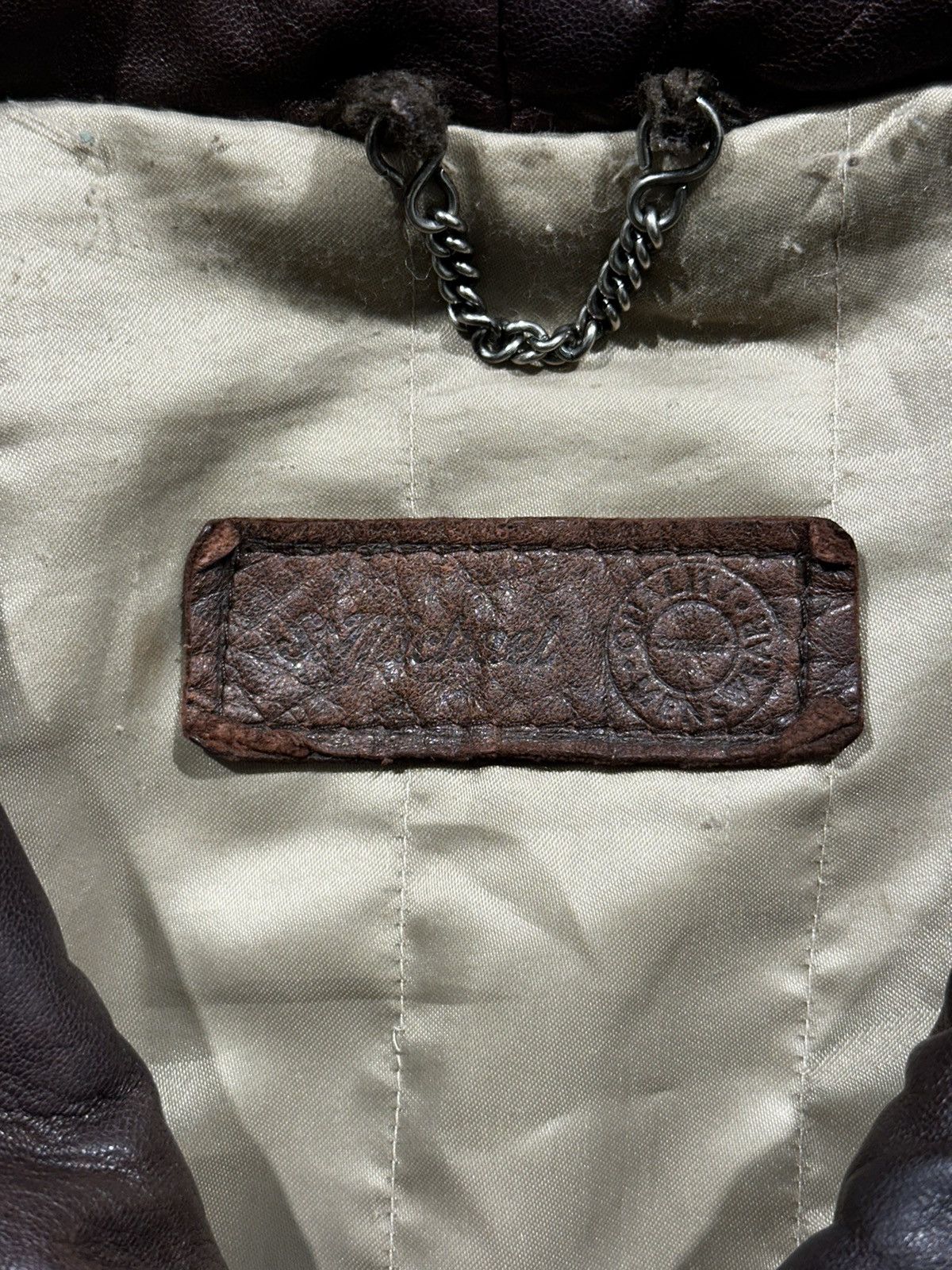 Japanese Brand × Vintage Leather jacket Vintage 80s St Michael made in Israel Size US L / EU 52-54 / 3 - 7 Thumbnail