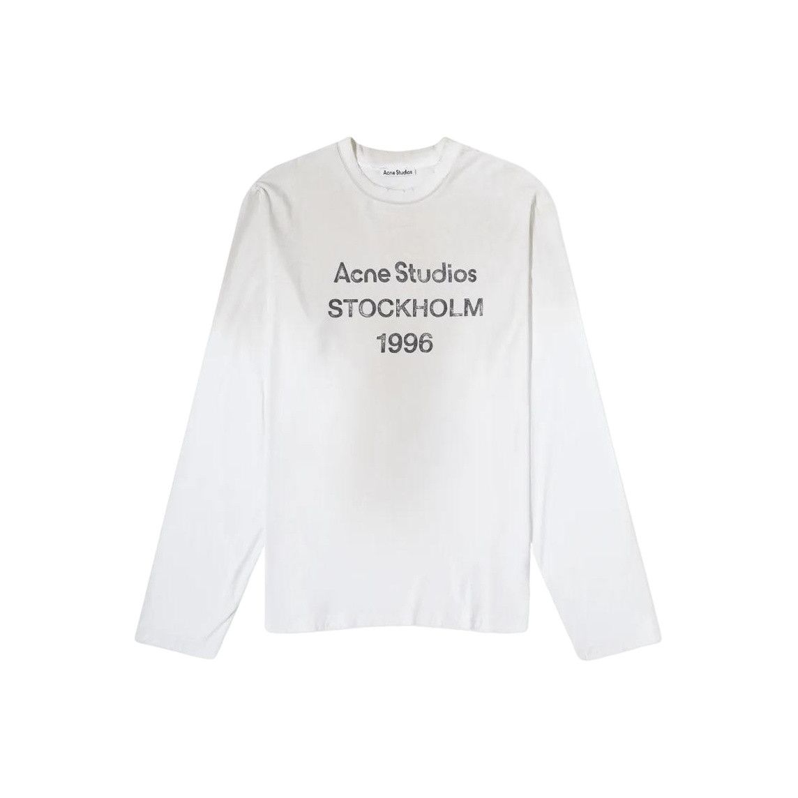 Acne Studios Acne Studios 1996 Stockholm Logo Long Sleeve T-Shirt L Size US L / EU 52-54 / 3 - 1 Thumbnail