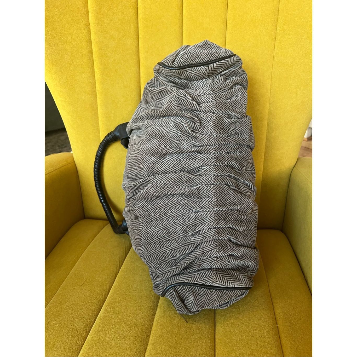 Giorgio Armani Giorgio Armani vintage fabric with Leather Hand Bag Size ONE SIZE - 3 Thumbnail
