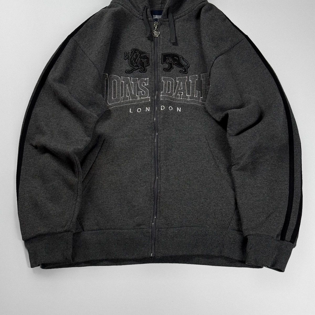 Lonsdale Lonsdale Logo Zip Hoodie Vintage Size US M / EU 48-50 / 2 - 3 Thumbnail