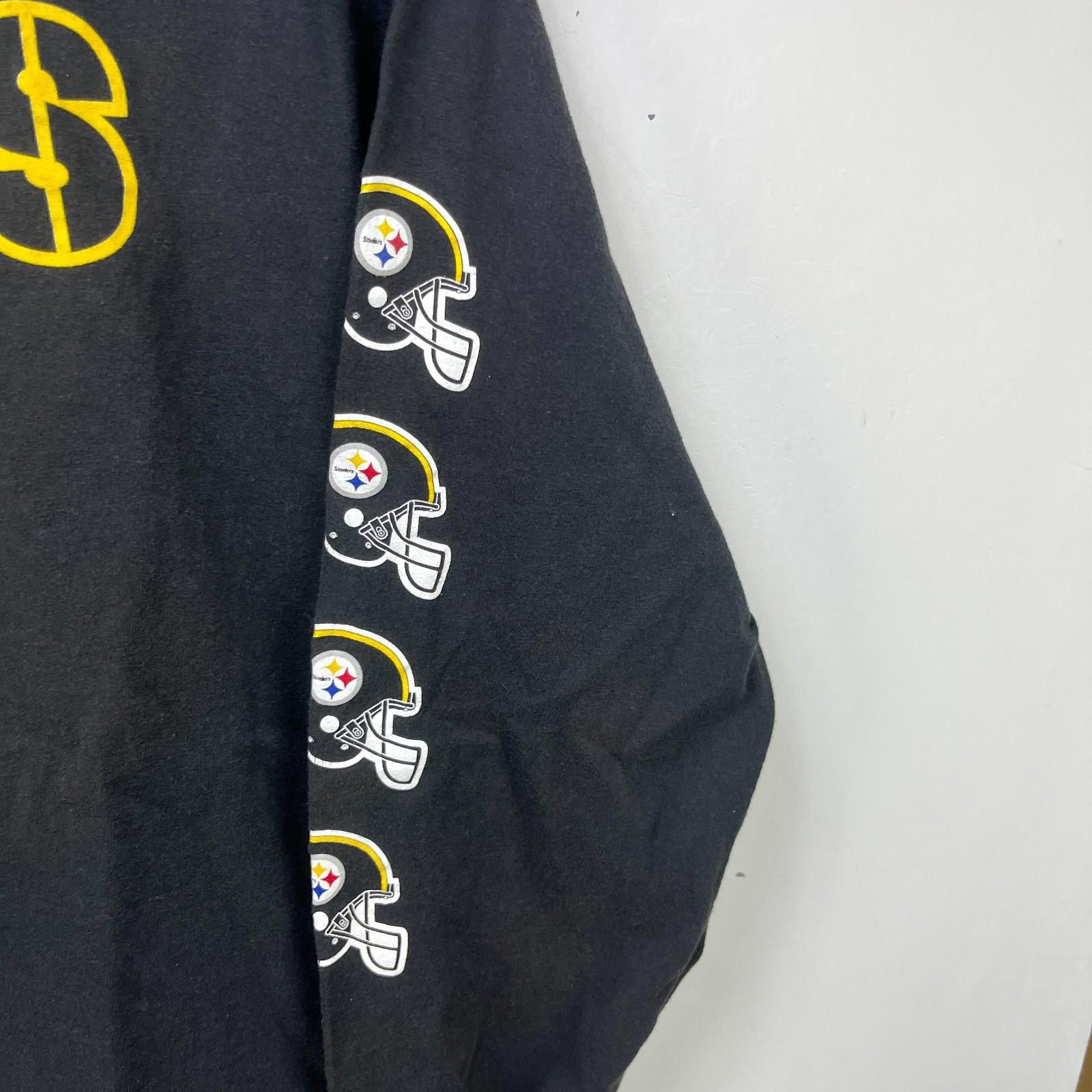 Other Vintage 90s Pittsburgh Steelers Long Sleeve Shirt Large Size ONE SIZE - 3 Thumbnail