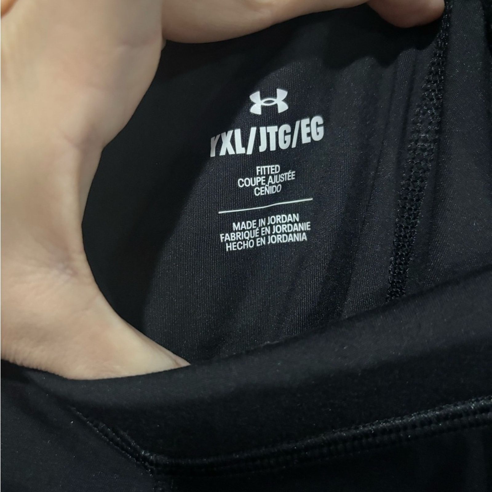 Under Armour Under Armour Black Fitted Joggers Size 24" / US 00 / IT 34 - 2 Thumbnail
