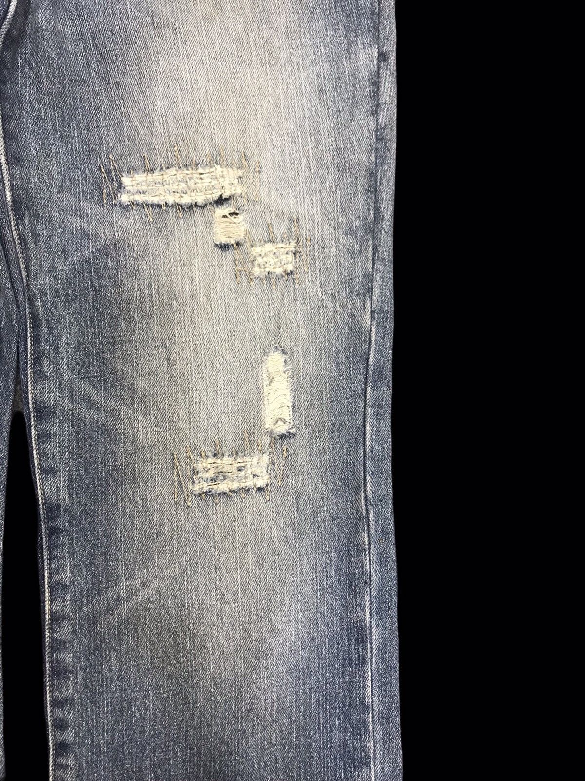 Japanese Brand 💥 Double Waist💥ZEROSAIL Designer Japan Punk Denim F152 Size US 32 / EU 48 - 8 Thumbnail
