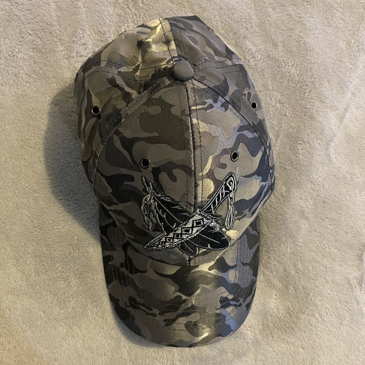 Other Black Eagle Cap Men One Size Gray Hat Camo Adjustable Size ONE SIZE - 7 Thumbnail