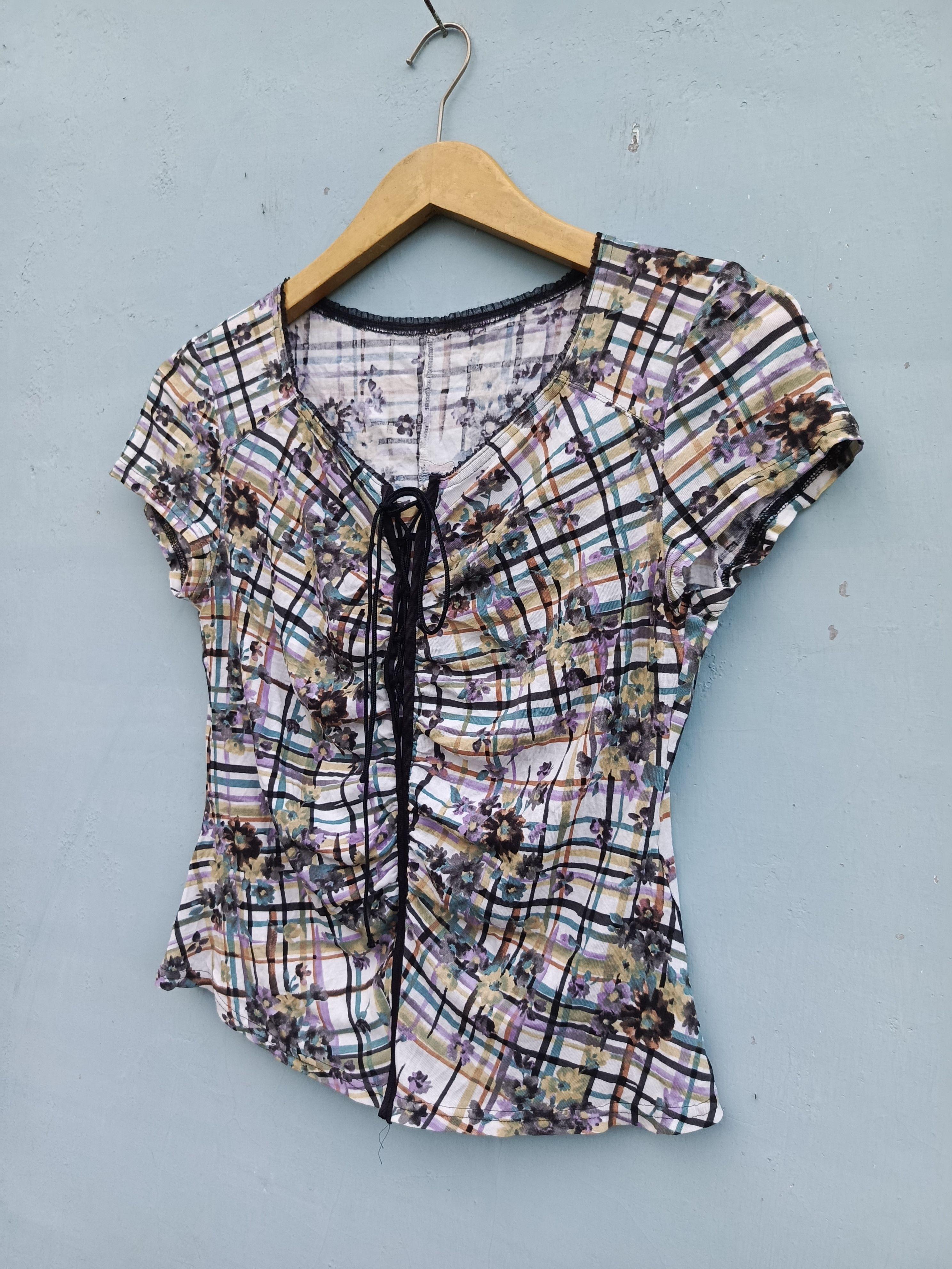 Japanese Brand Y2K Aesthetic Fontana Grande Blouse – Hard to Find Size S / US 4 / IT 40 - 4 Thumbnail
