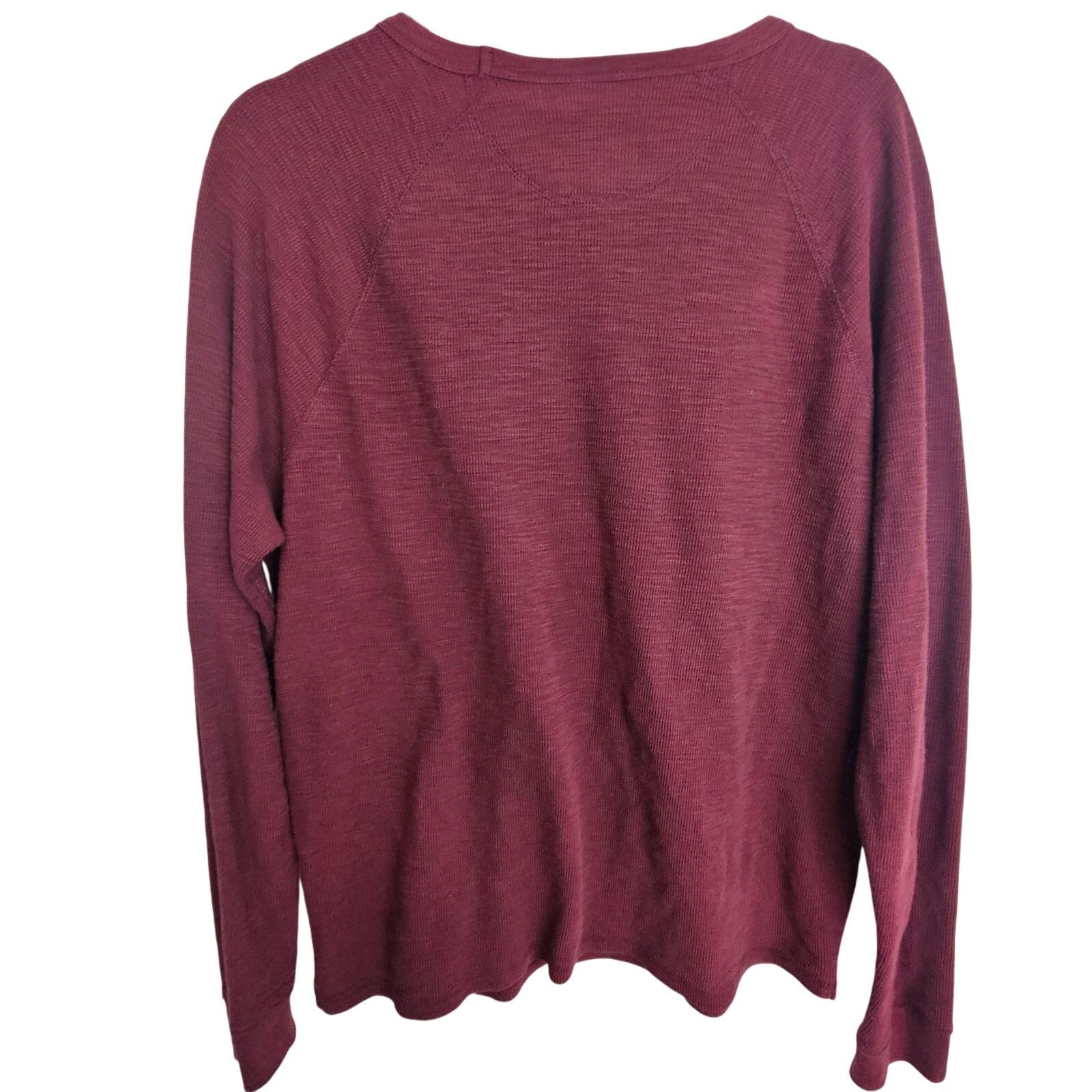 Lucky Brand Lucky Brand Shirt L Red Lived In Thermal Shirt LS Crew Neck Size US L / EU 52-54 / 3 - 8 Thumbnail