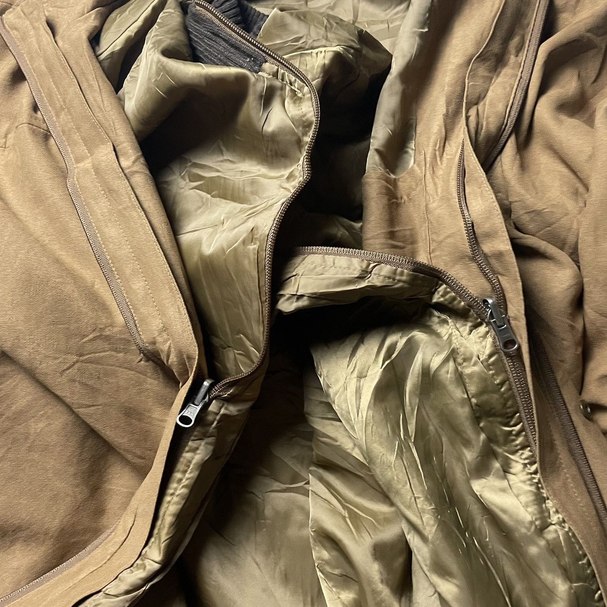 Kansai Yamamoto 🇯🇵 KANSAI JAPAN BUTTON UP FULL ZIP SUEDE HEAVY COAT JACKET Size US XL / EU 56 / 4 - 13 Thumbnail