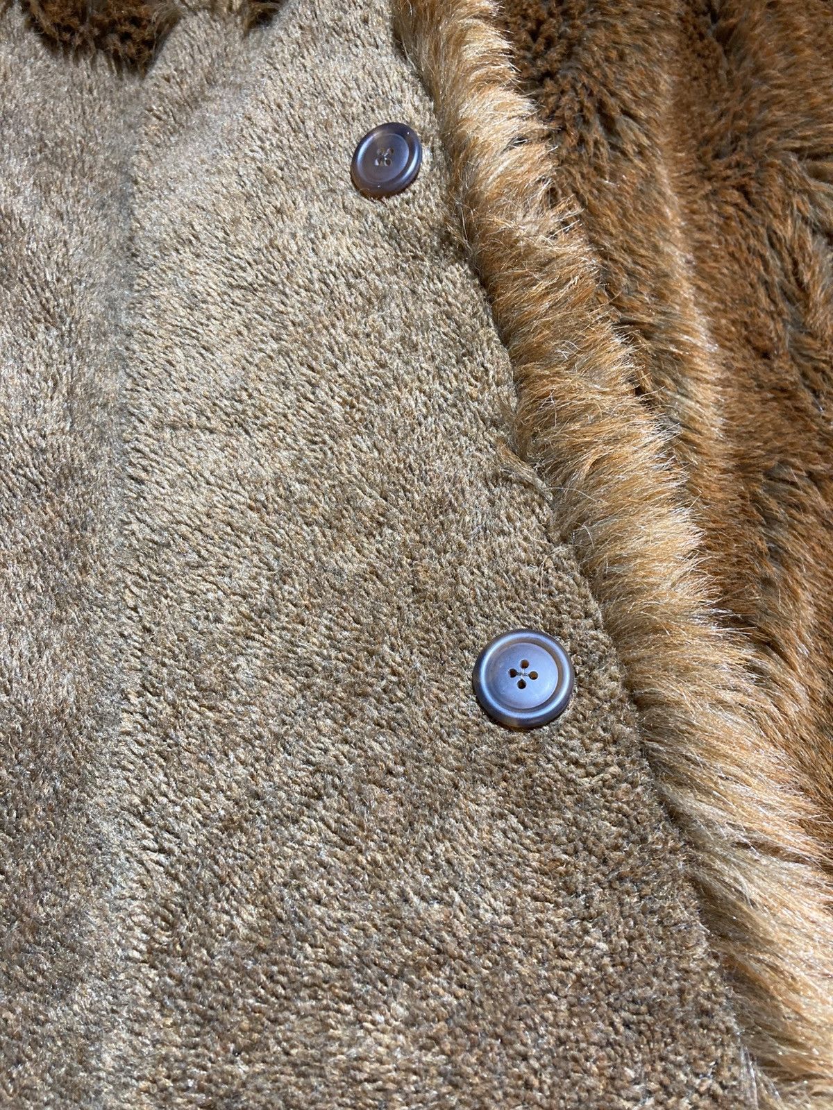 Martine Rose AW18 Martine Rose Faux Fur Patchwork Coat Brown 2018 Size US XS / EU 42 / 0 - 6 Thumbnail