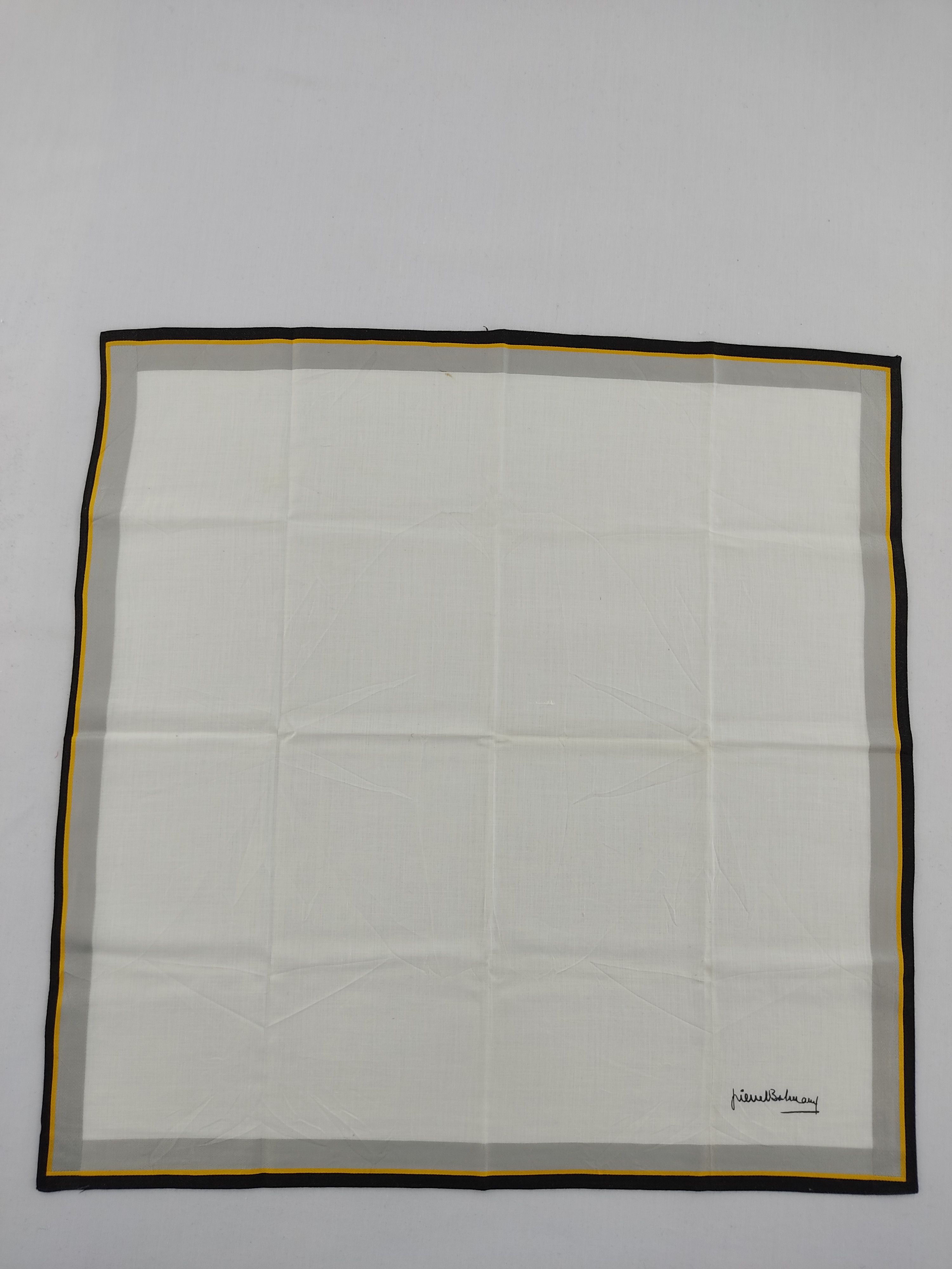 Pierre Balmain × Vintage Vintage Pierre Balmain Handkerchief / Neckwear / Bandana Size ONE SIZE - 3 Thumbnail