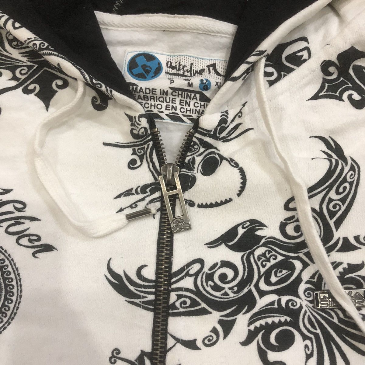 Quiksilver Dope Quiksilver All Over Skull Print Zipper Hodie Size US XL / EU 56 / 4 - 3 Thumbnail