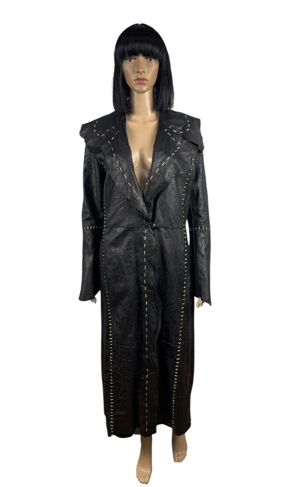 Other Gian Mori Genuine Leather Trench Coat Structured size XL Size XL / US 12-14 / IT 48-50 - 1 Thumbnail