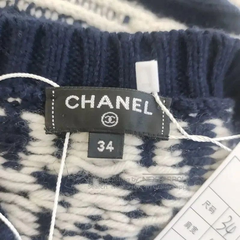 Chanel Chanel Colorblock Wool Sweater for Women . Size XS / US 0-2 / IT 36-38 - 3 Thumbnail