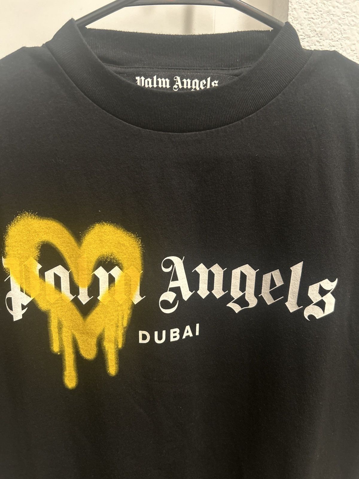 Palm Angels New Palm Angel Dubai Heart Sprayed Logo T-Shirt Small Size US S / EU 44-46 / 1 - 8 Thumbnail