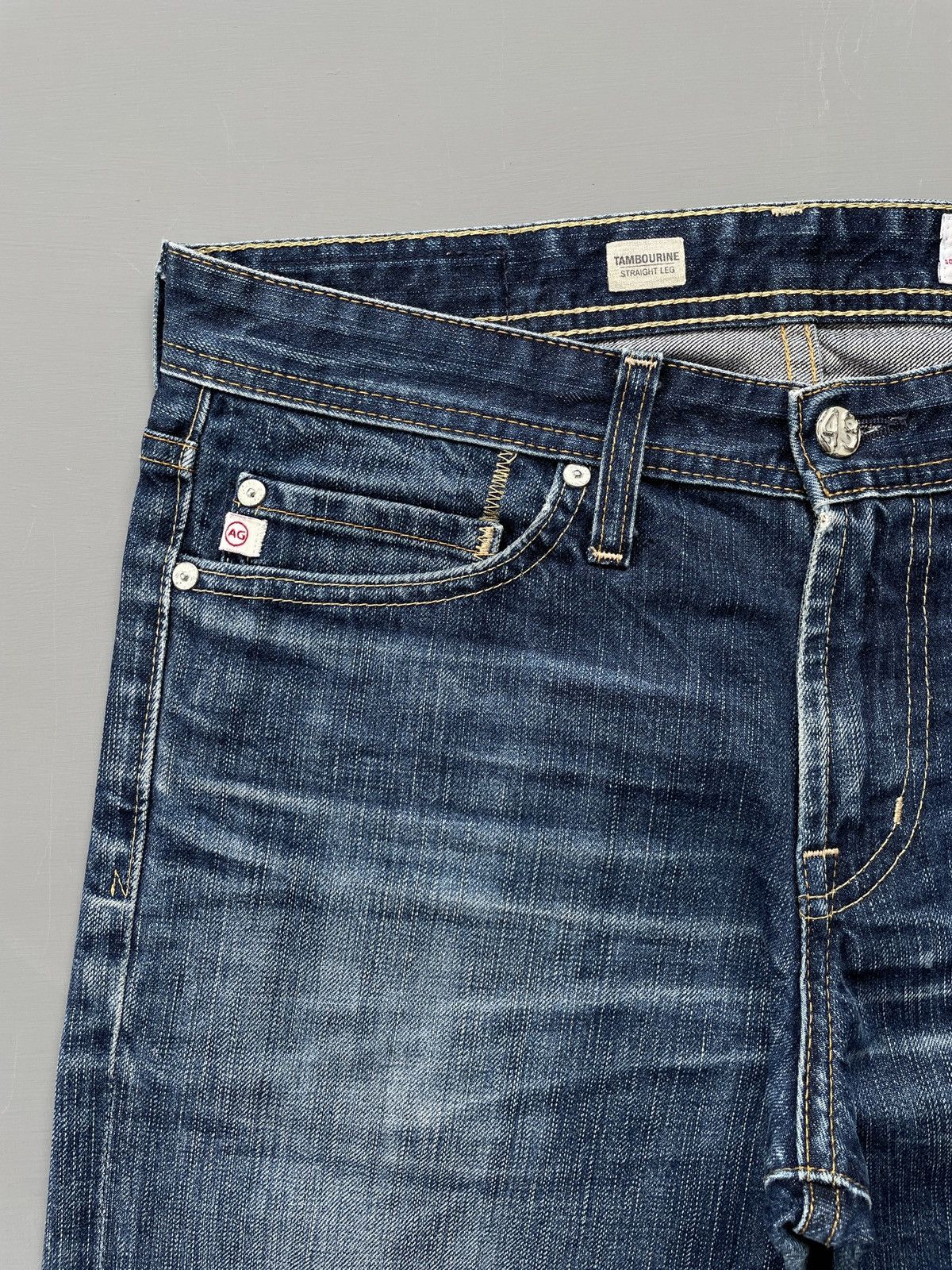 AG Adriano Goldschmied AG Adriano Goldschmied Straight Leg Jeans (P122) Size US 31 - 5 Thumbnail