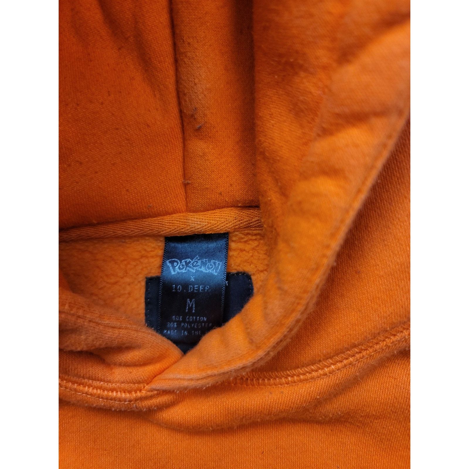 Other Division 10 Deep X Pokemon Team Rocket Orange Hoodie Medium Size M / US 6-8 / IT 42-44 - 4 Thumbnail
