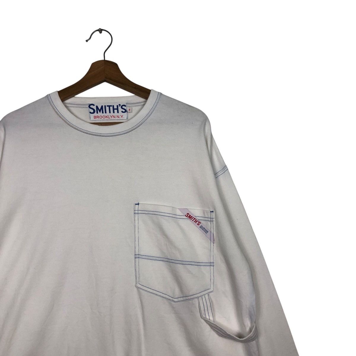 Japanese Brand × Vintage 📌Vintage Sweatshirt Long Sleeve One Pocket Smith's Brooklyn Size US M / EU 48-50 / 2 - 7 Thumbnail
