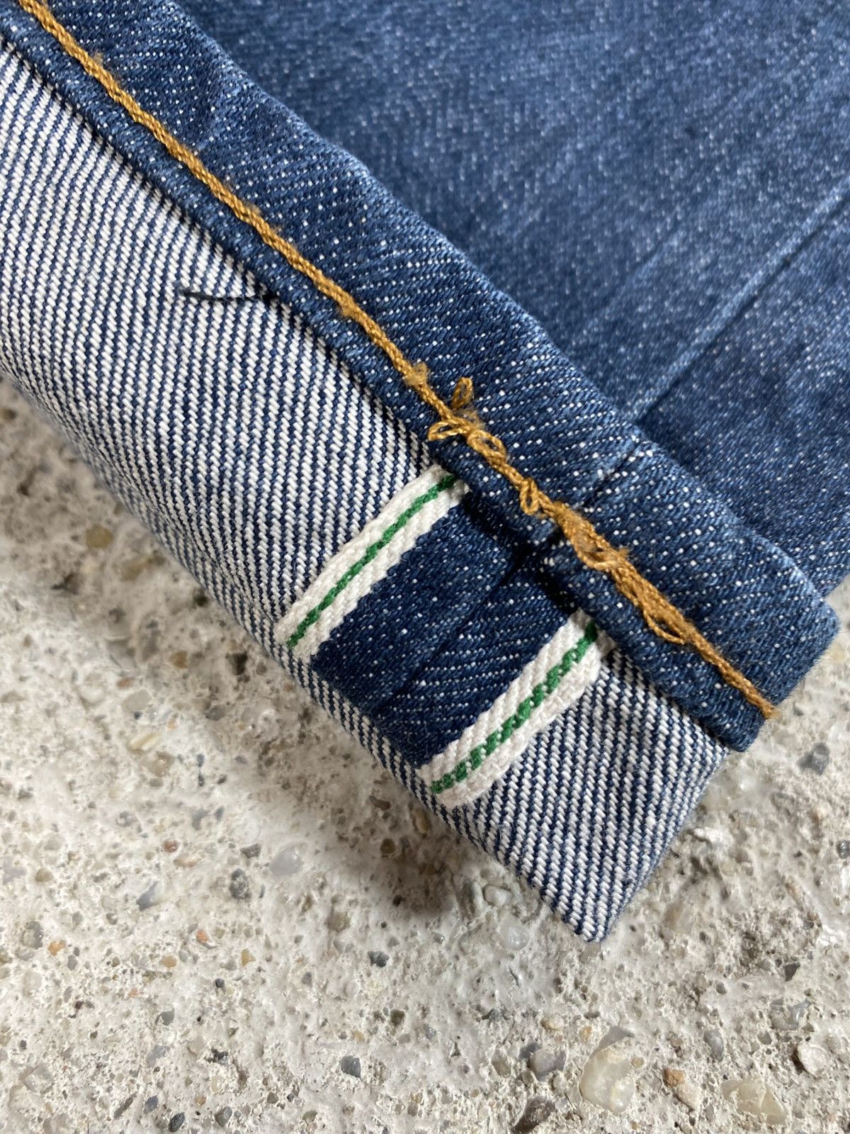 Wrangler Wrangler raw selvedge denim jeans japan shuttle loom Size US 31 - 2 Thumbnail