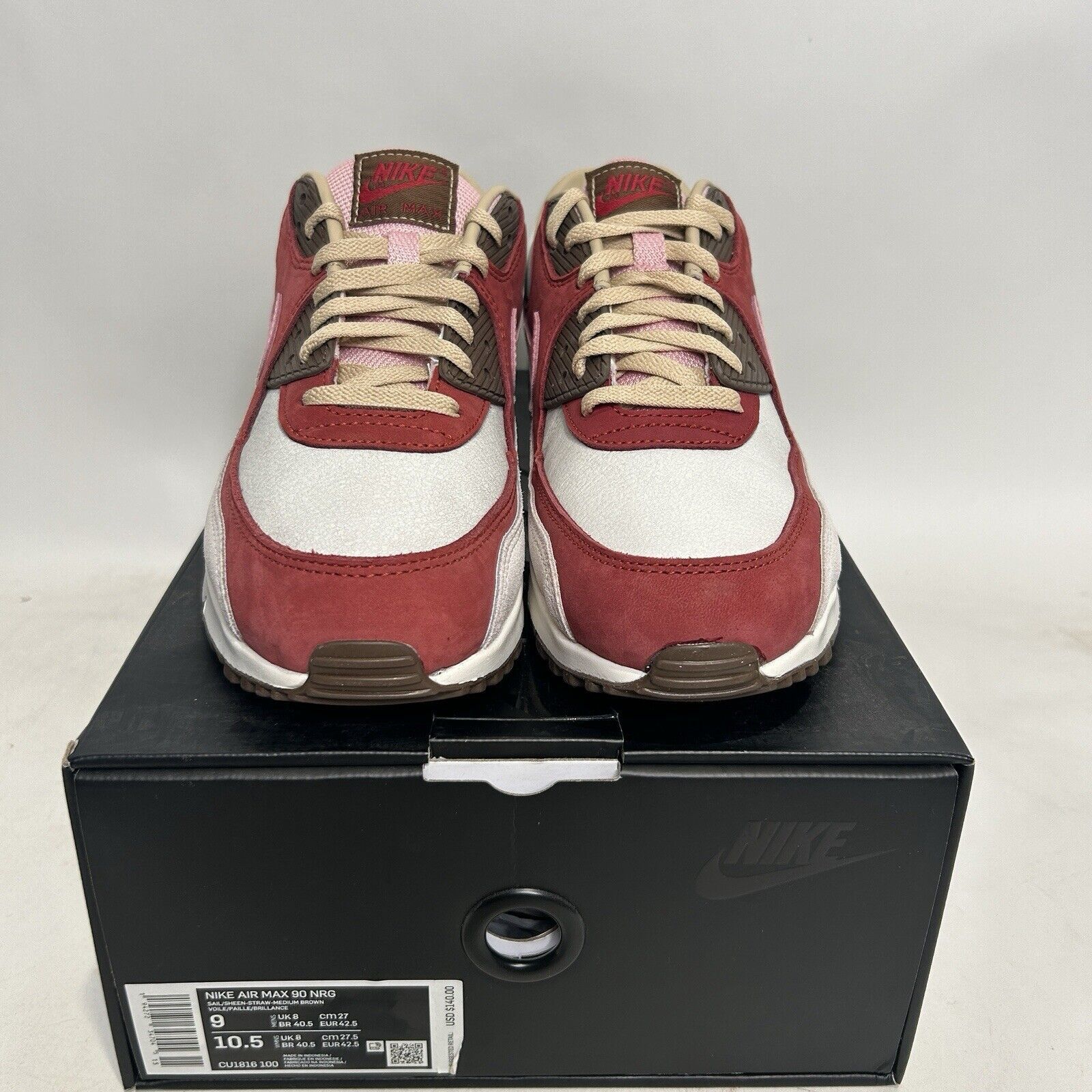 Nike Nike DQM x Air Max 90 NRG “Bacon” 2021 Size US 9 / EU 42 - 2 Thumbnail
