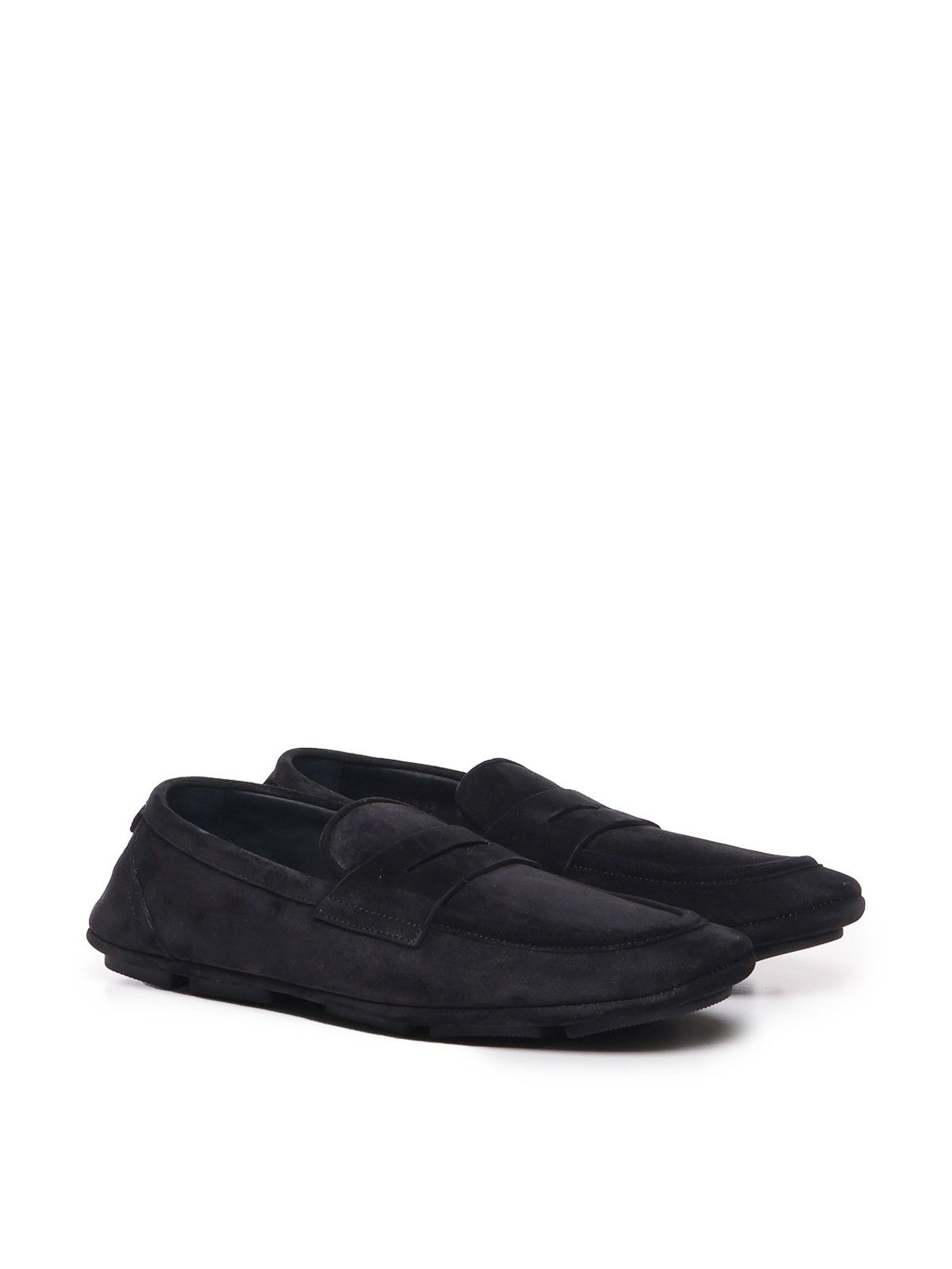 Dolce & Gabbana o1y0125 Suede Logo Loafers in Black Size US 9.5 / EU 42-43 - 4 Thumbnail