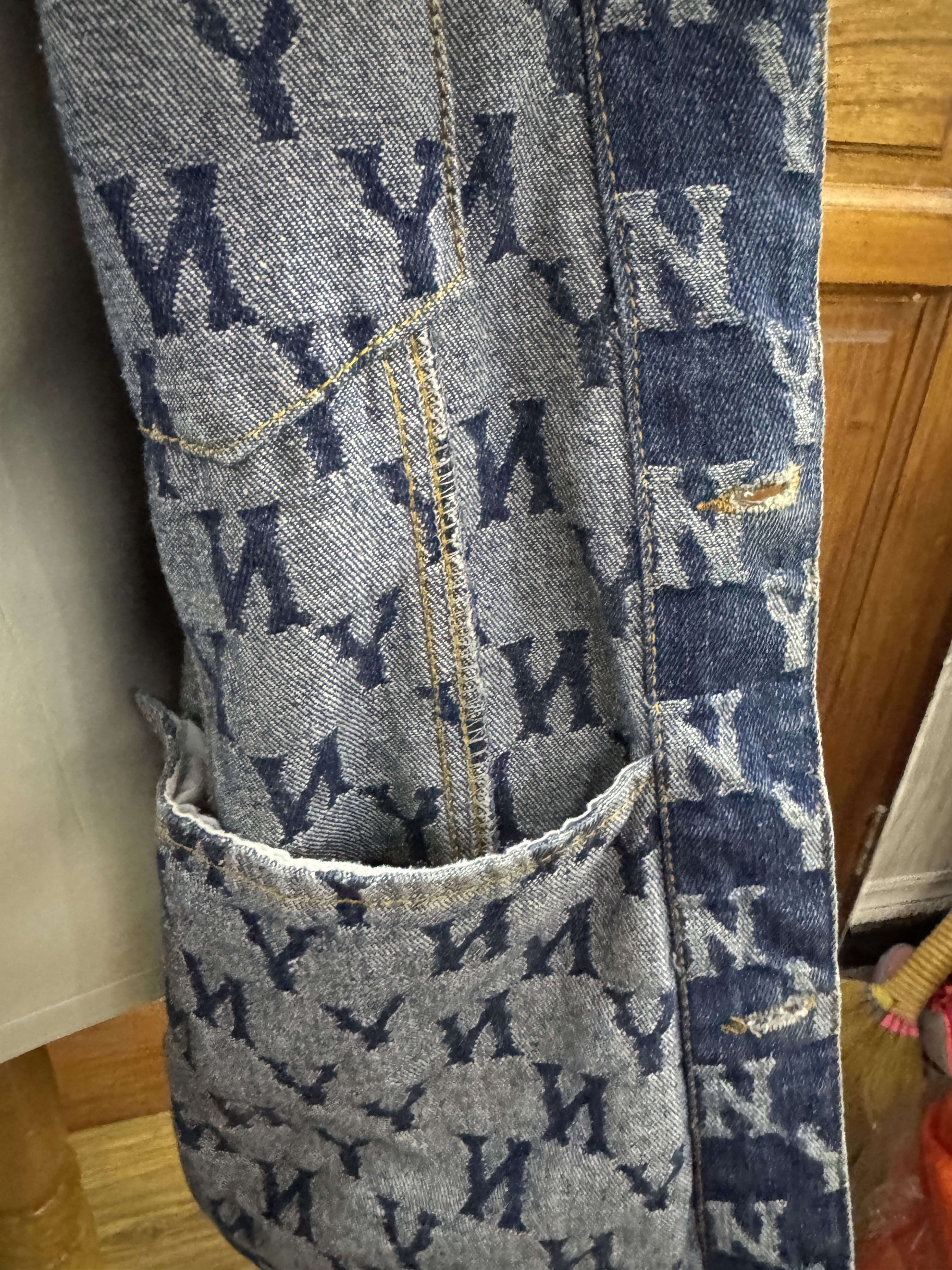 MLB × NFL × New York Yankees Denim Jacket MLB New York Yankees NFL Size US XXL / EU 58 / 5 - 6 Thumbnail