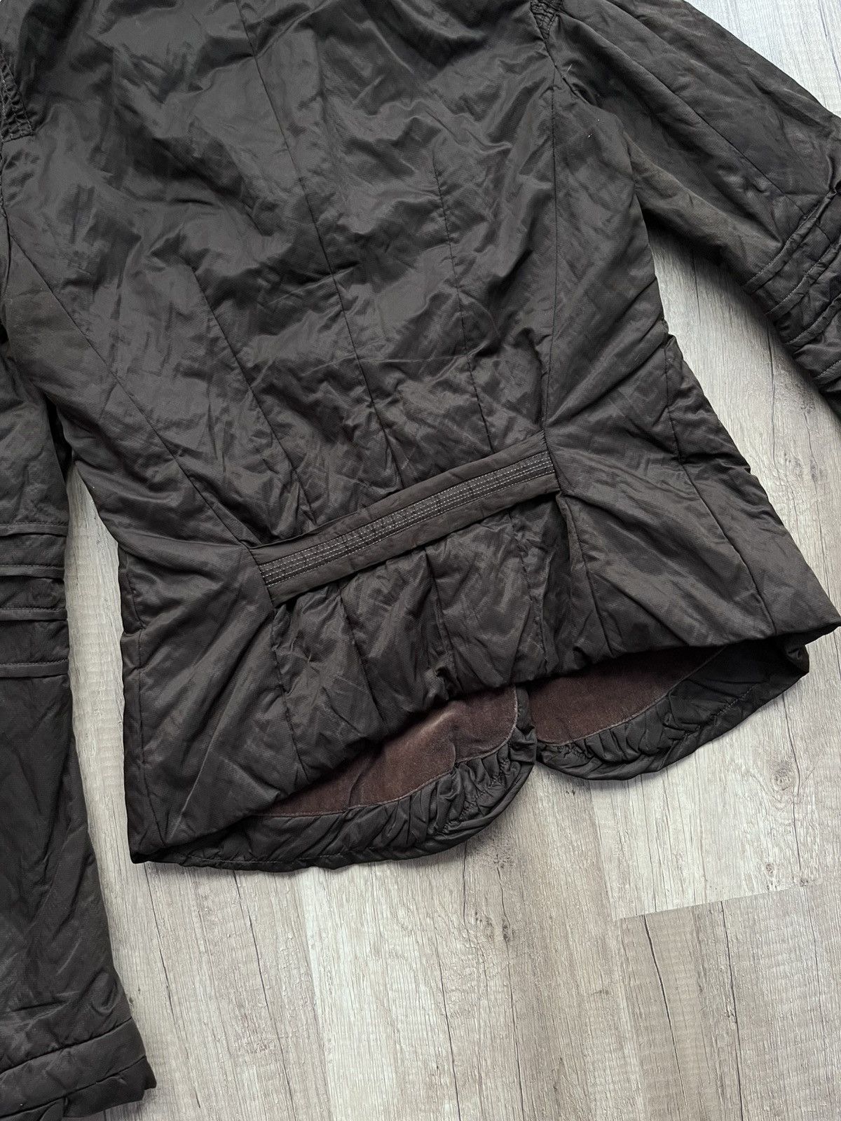 Japanese Brand × Marithe + Francois Girbaud × Vintage Vintage Marithe Francois Girbaud Anant-Garde Brown Jacket Size M / US 6-8 / IT 42-44 - 10 Thumbnail