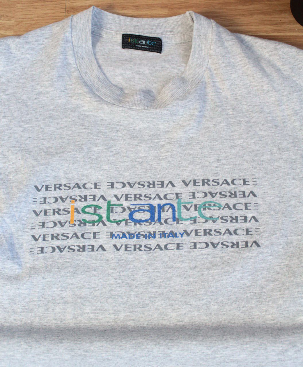 Versace 🔥 90s RARE Versace ISTANTE Archive Logo Shirt Size US L / EU 52-54 / 3 - 1 Thumbnail