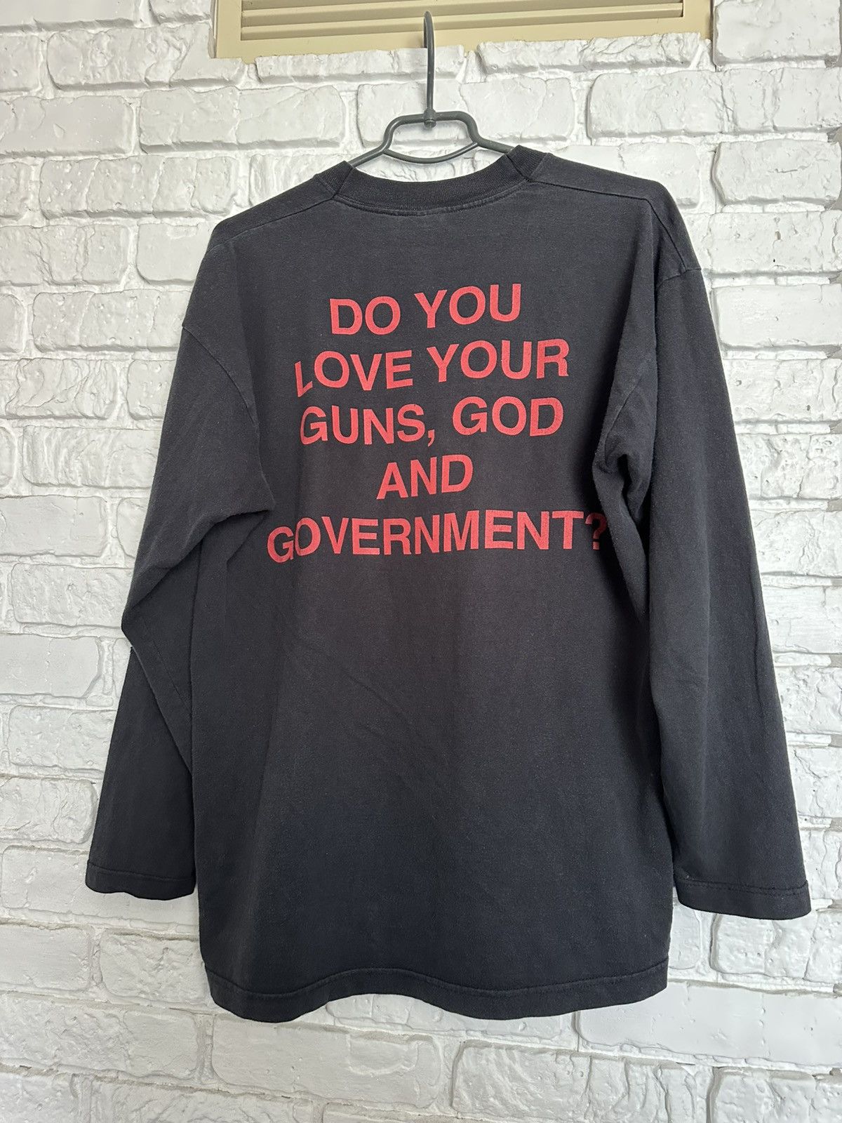 Marilyn Manson 2000 Marilyn Manson Guns God Government Vintage T-Shirt Band Size US L / EU 52-54 / 3 - 6 Thumbnail