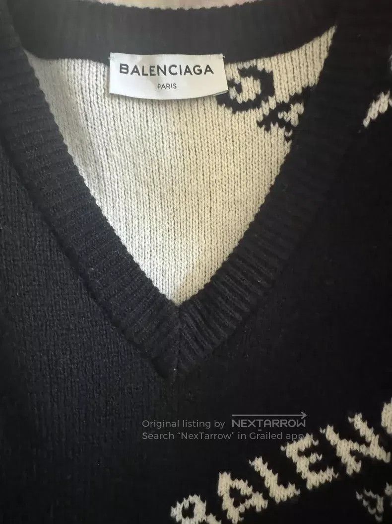 Balenciaga Balenciaga Wool Sweater Size XXS / US 00 / IT 34 - 2 Thumbnail